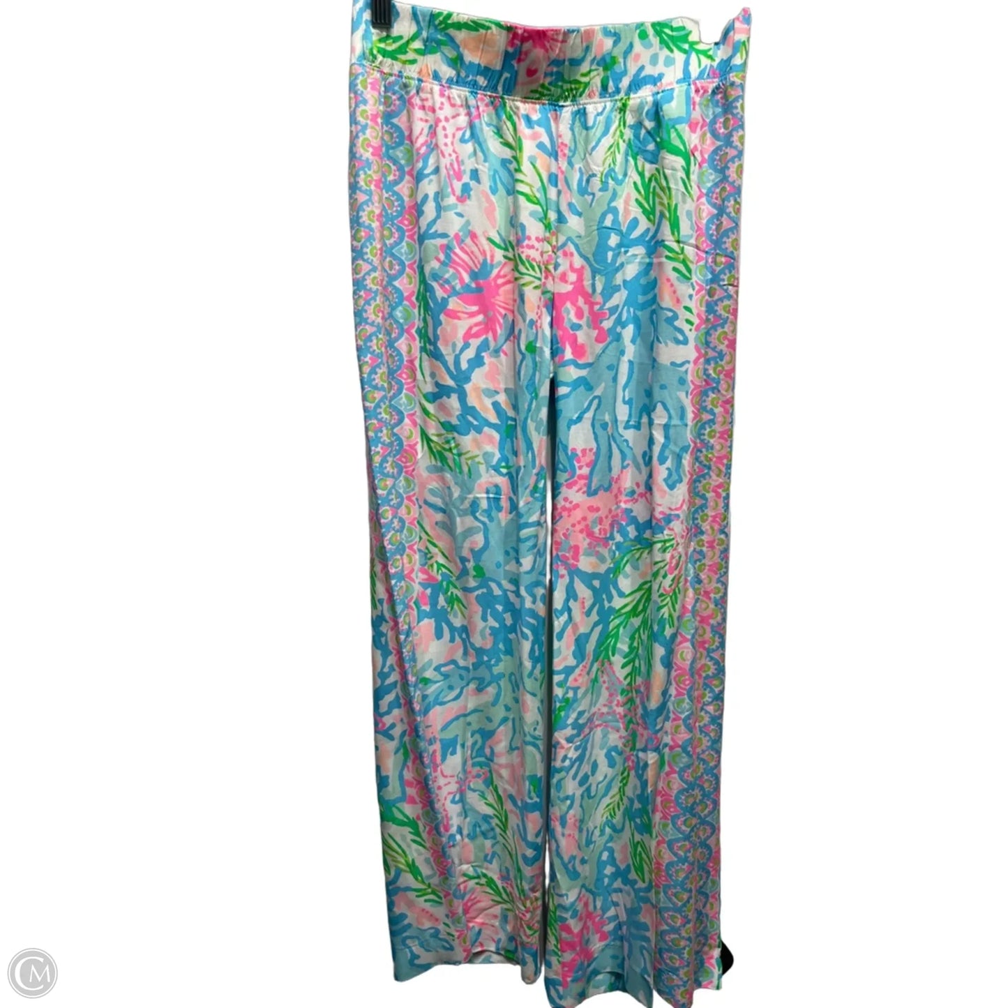 Pants Designer By Lilly Pulitzer In Blue & Pink, Size: Xs