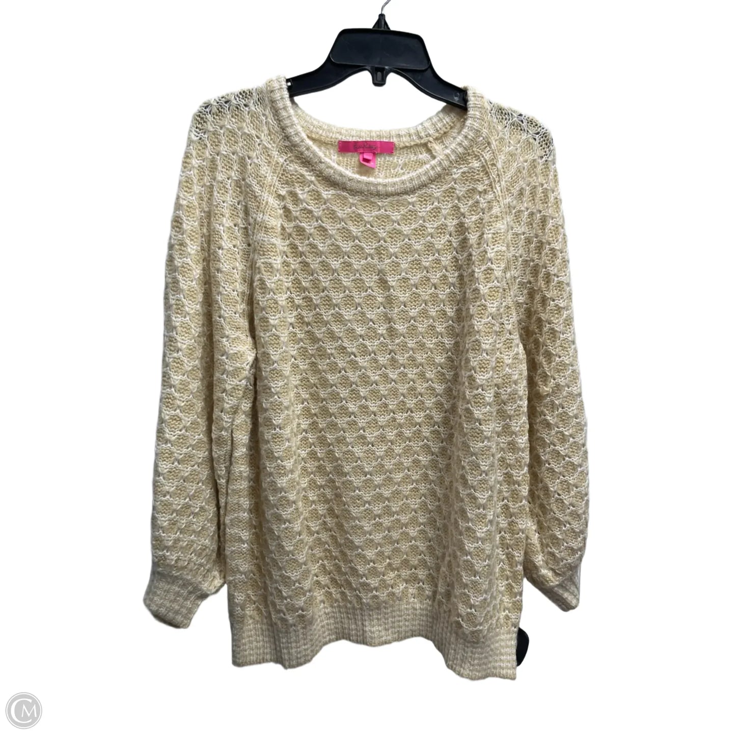 Sweater Designer By Lilly Pulitzer In Cream, Size: Xl