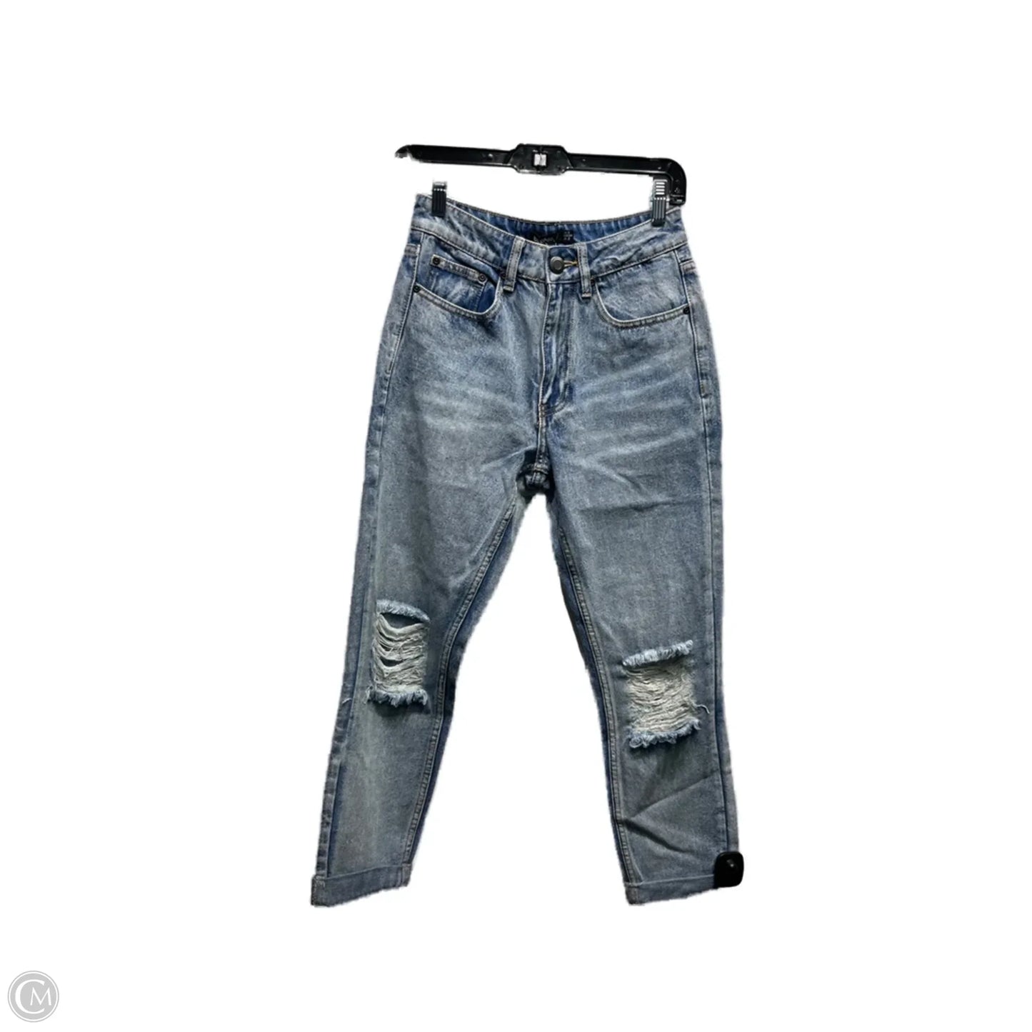 Jeans Straight By Boohoo Boutique In Blue Denim, Size: 2