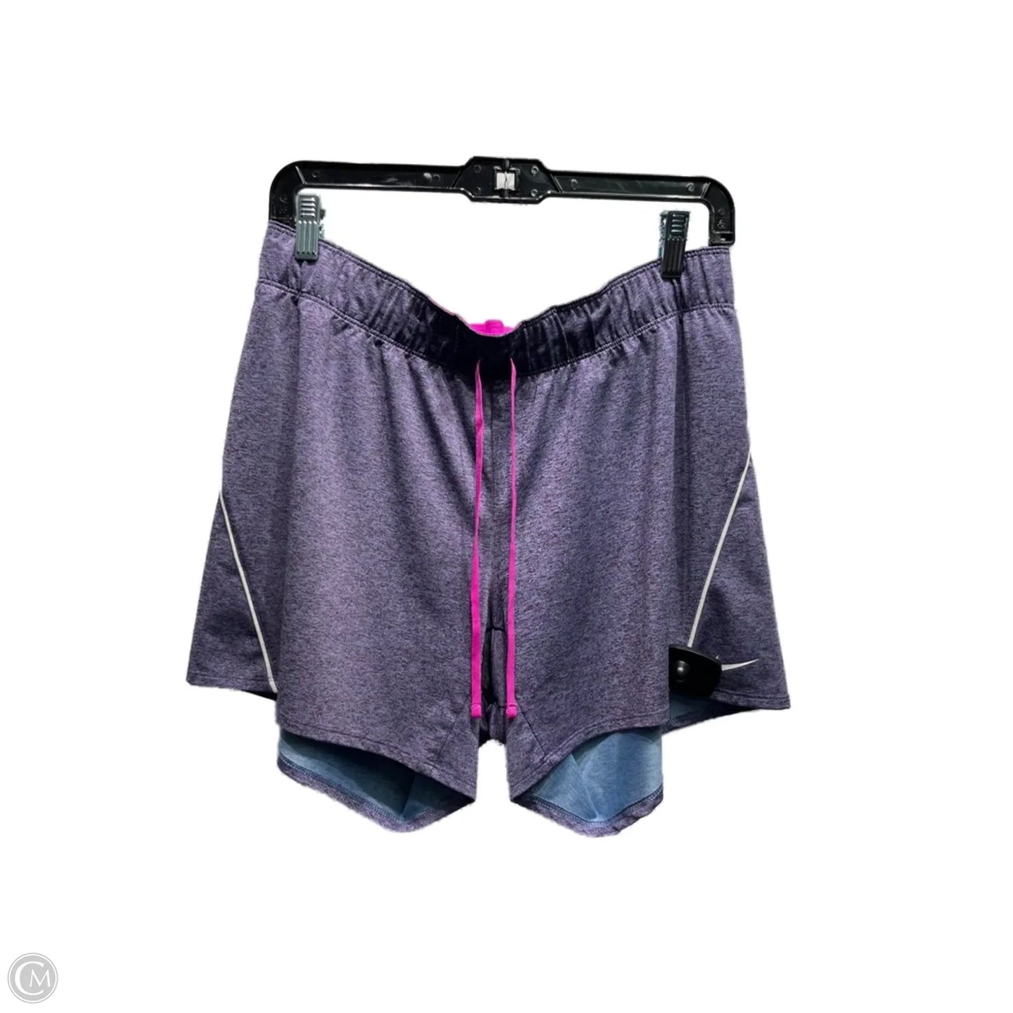 Athletic Shorts By Nike Apparel In Purple, Size: M