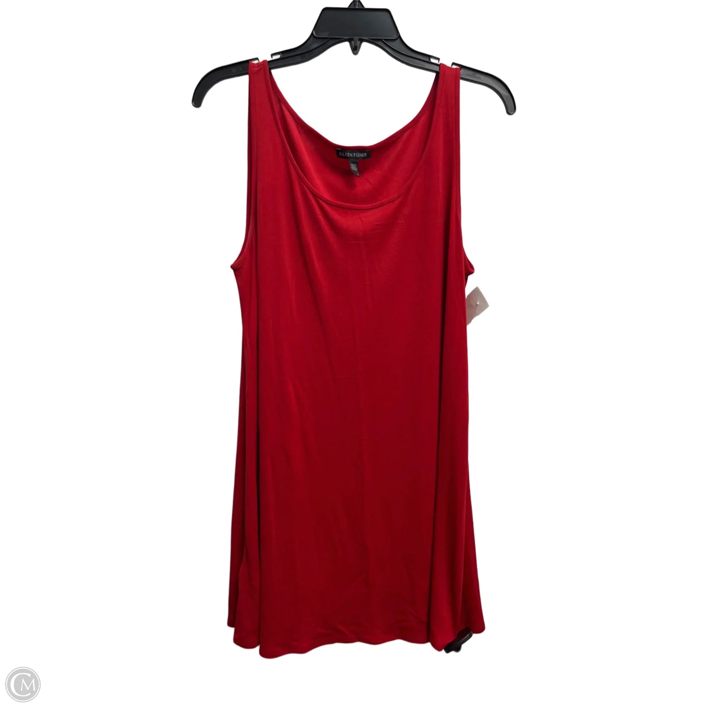 Top Sleeveless By Eileen Fisher In Red, Size: L