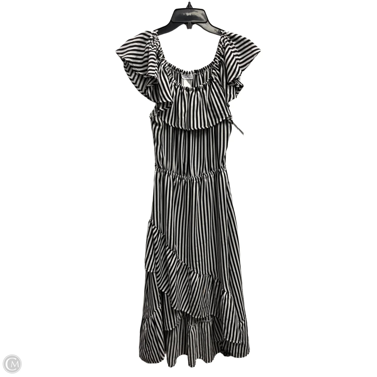 Dress Casual Maxi By Tommy Bahama In Black & White, Size: Xs