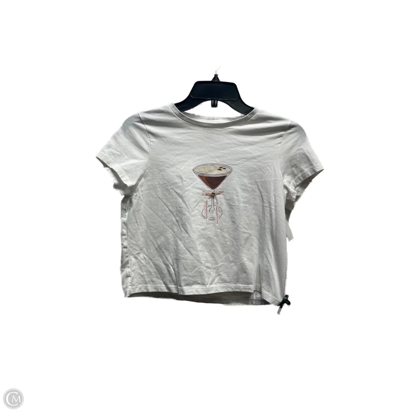 Top Short Sleeve By Cynthia Rowley In Red & White, Size: S