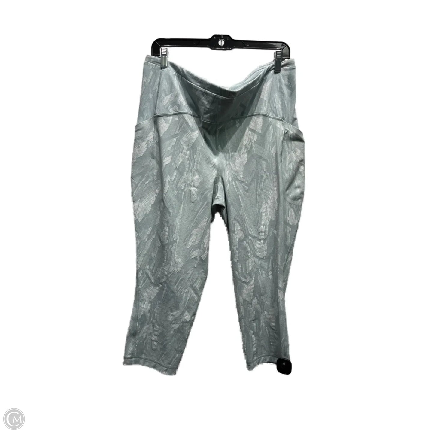 Athletic Leggings Capris By Lululemon In Green, Size: 18