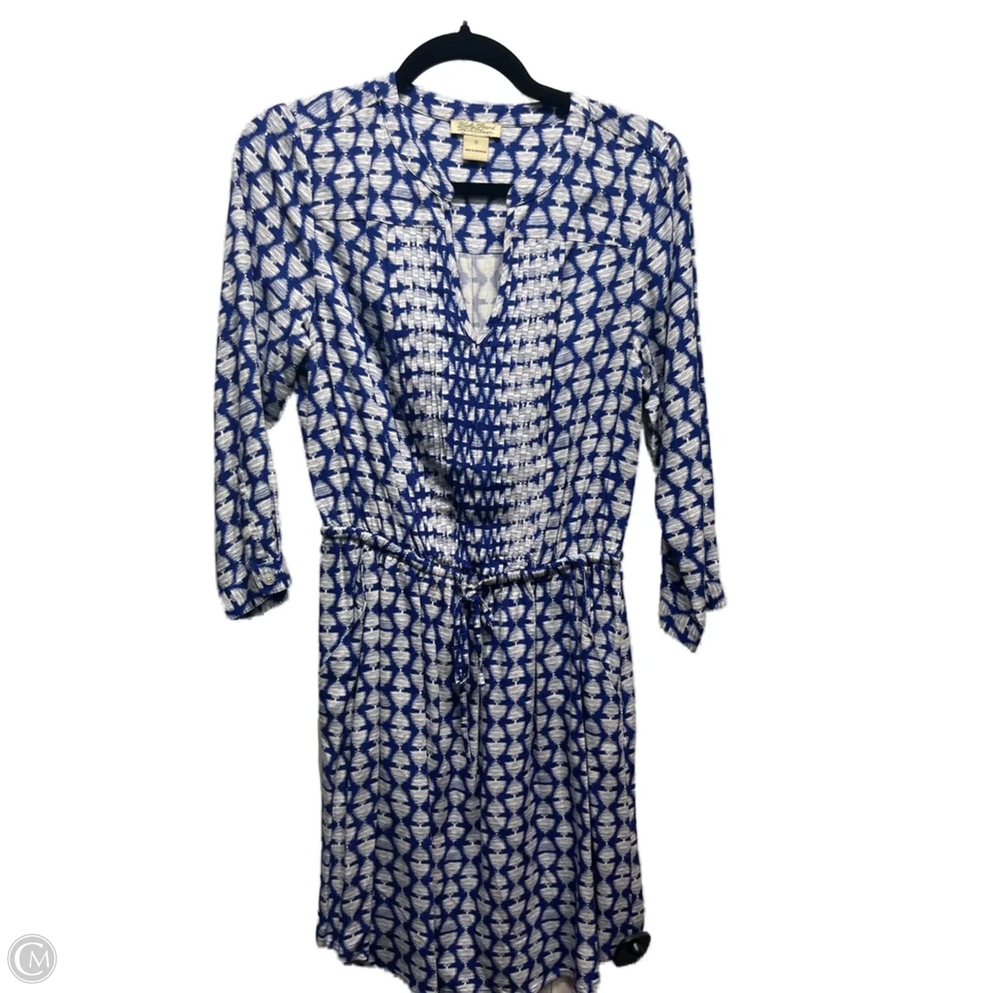 Dress Casual Short By Lucky Brand In Blue & White, Size: S