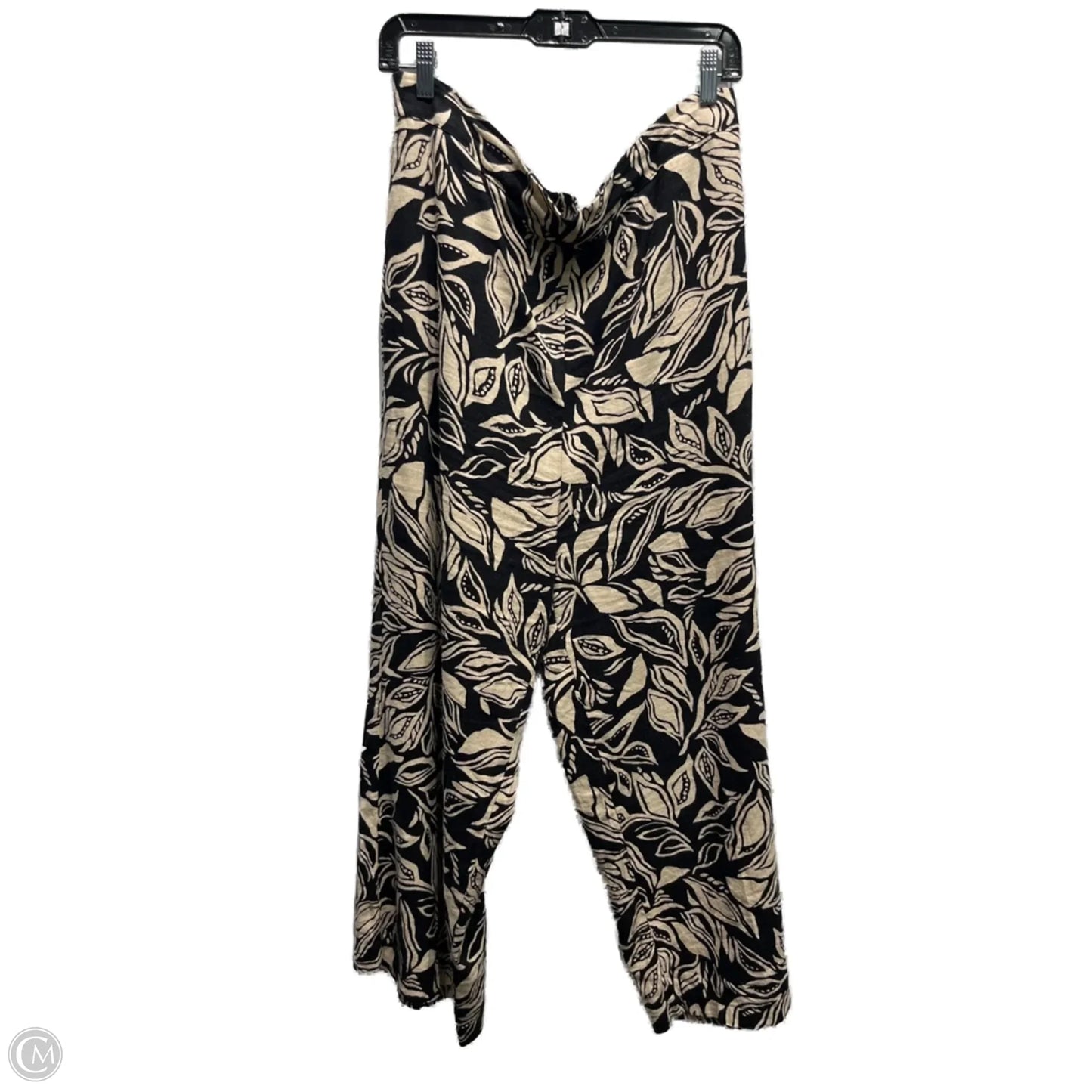 Pants Linen By Jules & Leopold In Black & Tan, Size: Xl