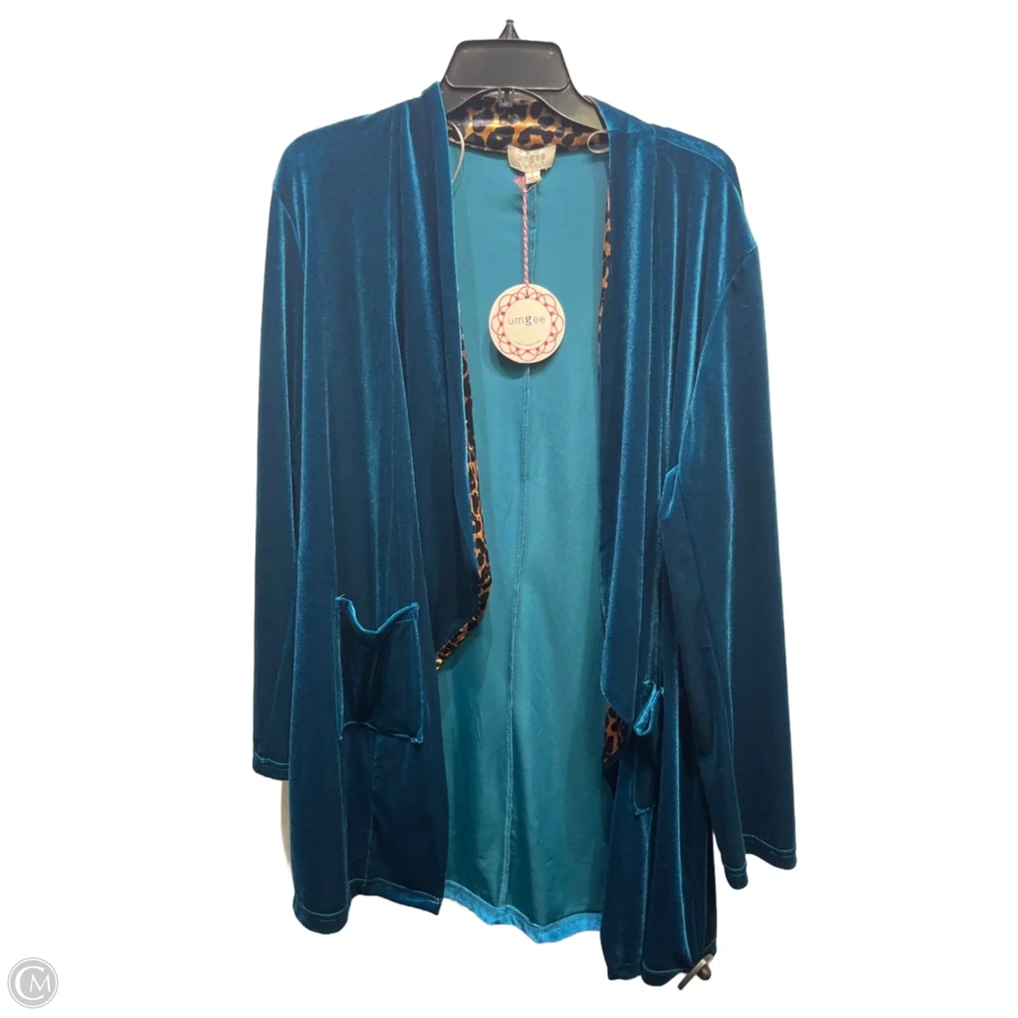 Cardigan By Umgee In Teal, Size: L