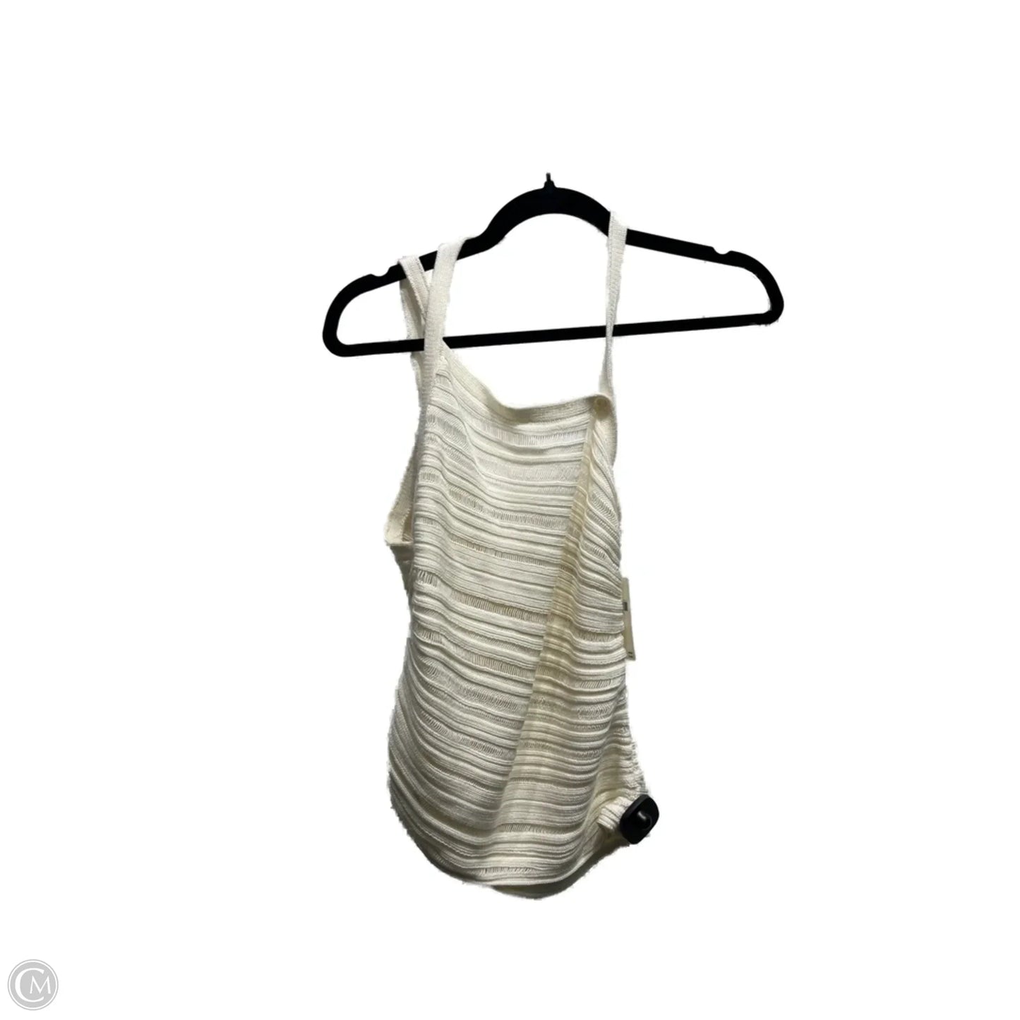 Top Sleeveless By Anthropologie In Cream, Size: S