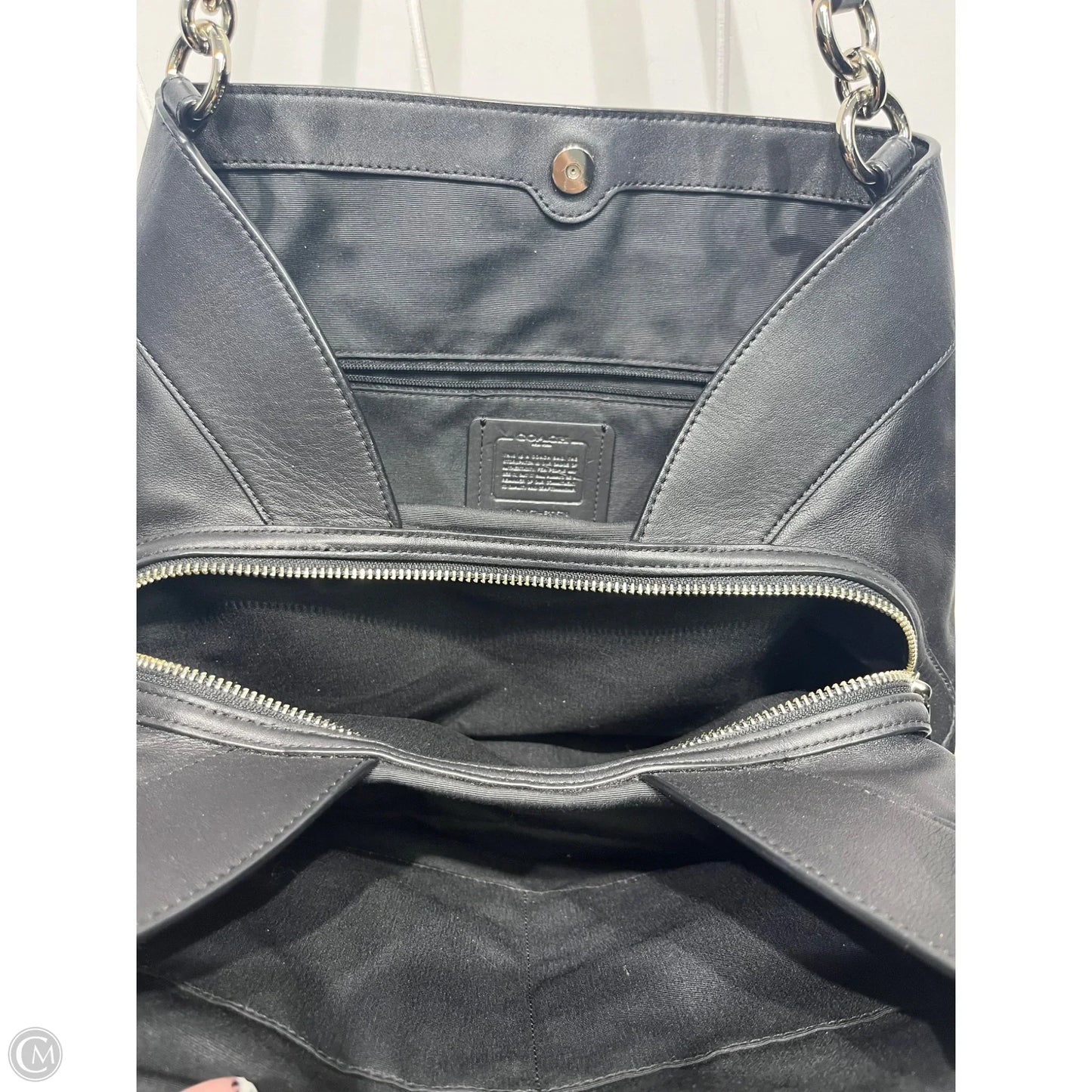 Handbag Designer By Coach, Size: Medium