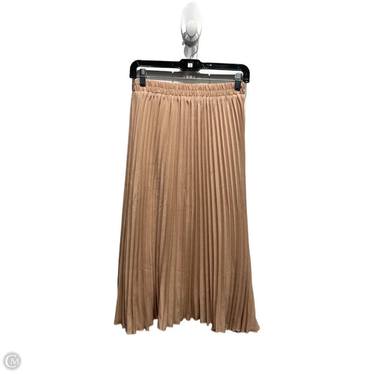 Skirt Midi By Clothes Mentor In Peach, Size: S