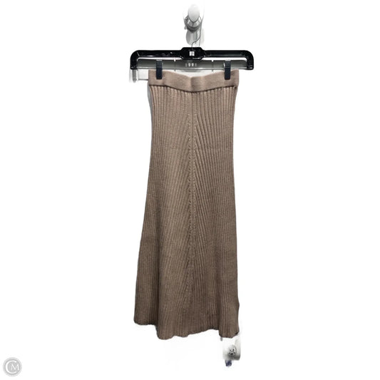 Skirt Midi By Cider In Tan, Size: S
