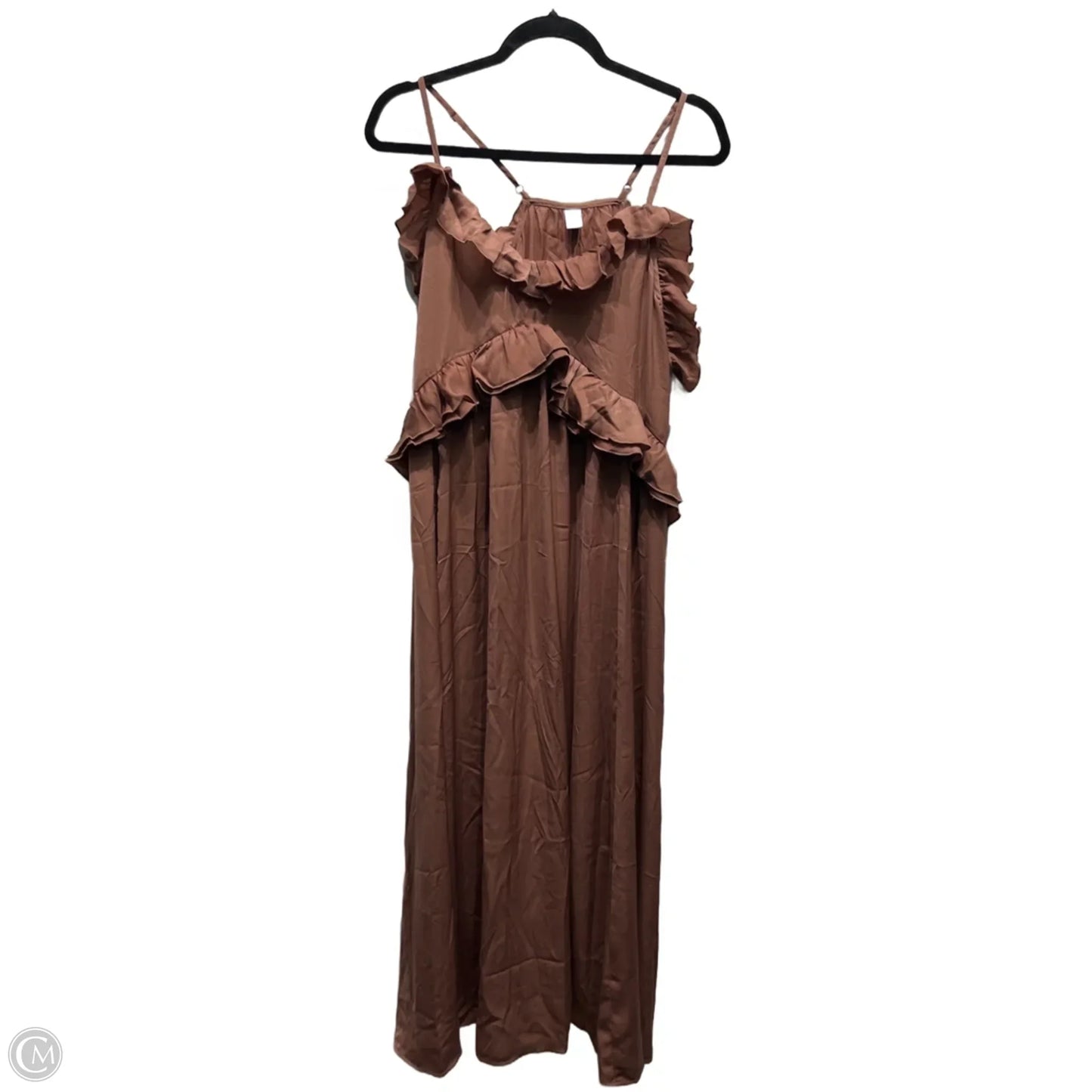 Dress Casual Maxi By Old Navy In Brown, Size: Xl