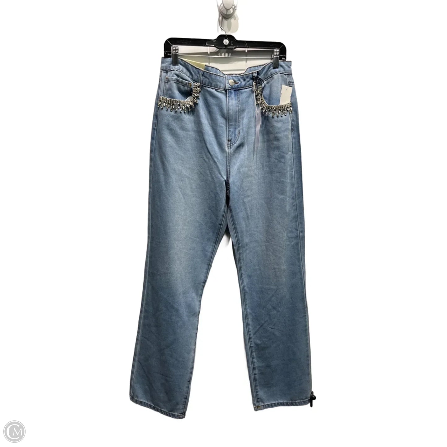 Jeans Straight By Clothes Mentor In Blue Denim, Size: 8