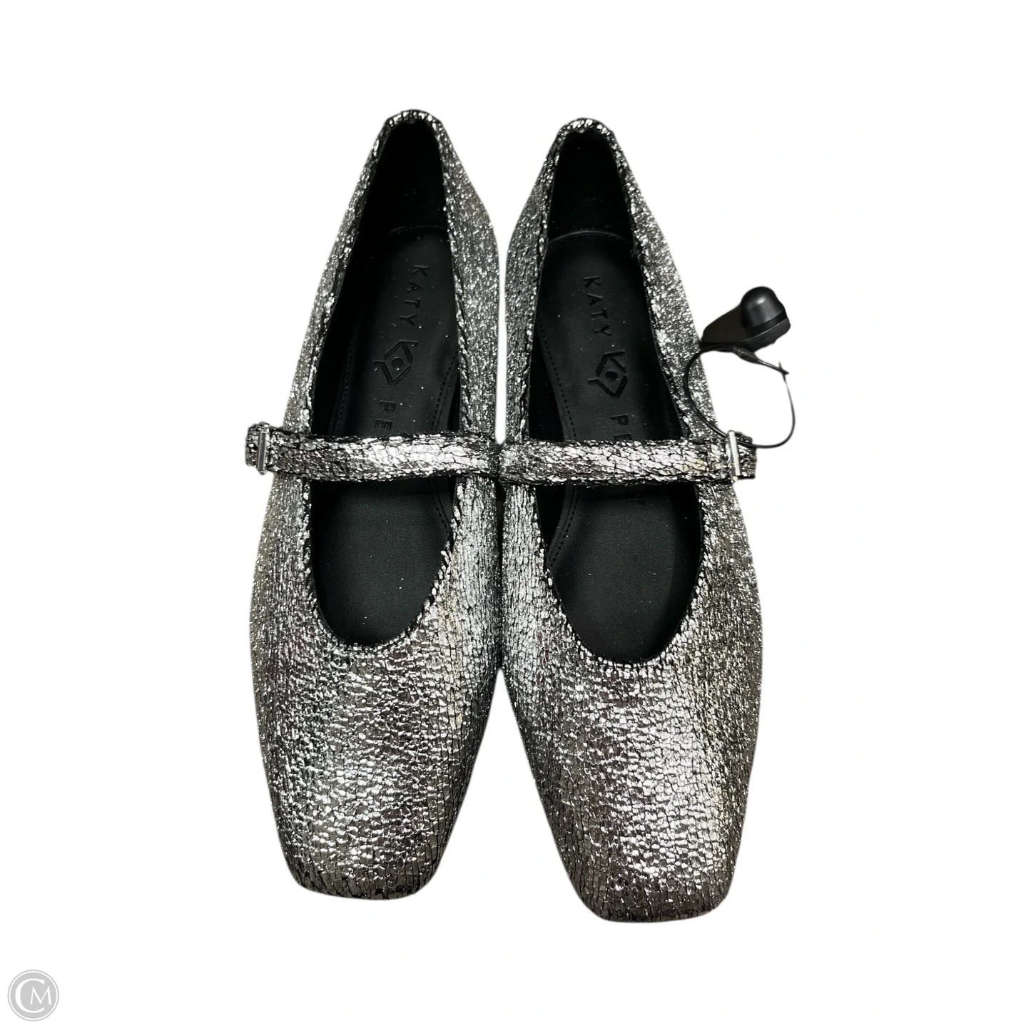 Shoes Flats By Katy Perry In Silver, Size: 9