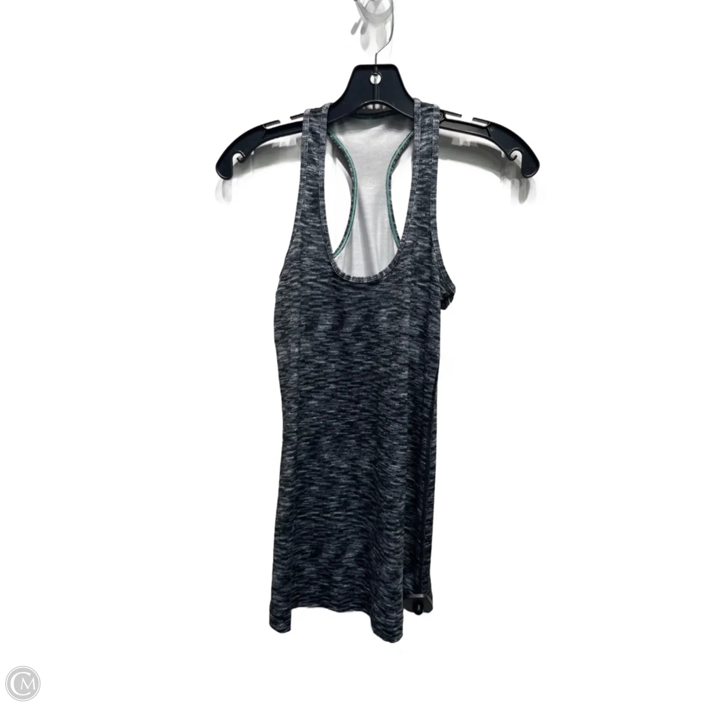 Athletic Tank Top By Lululemon In Black & White, Size: M