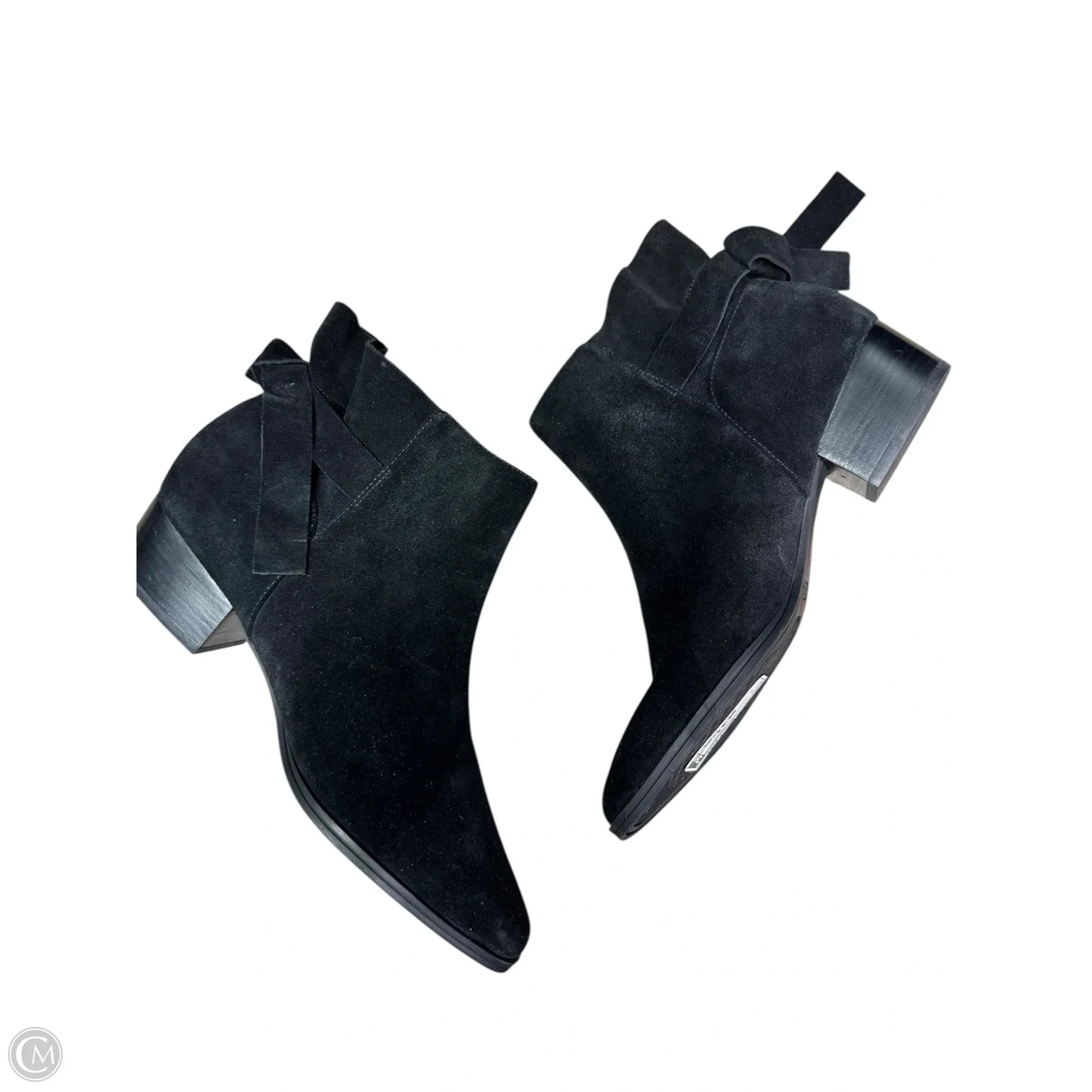 Boots Ankle Heels By Aerosoles In Black, Size: 9