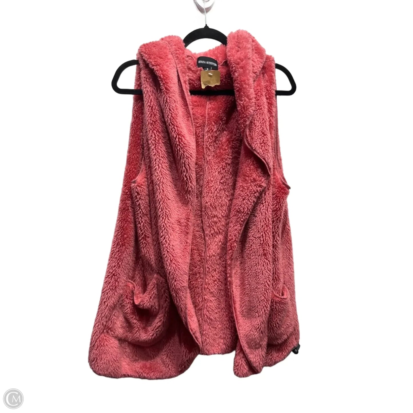 Vest Faux Fur & Sherpa By Zenana Outfitters In Pink, Size: M