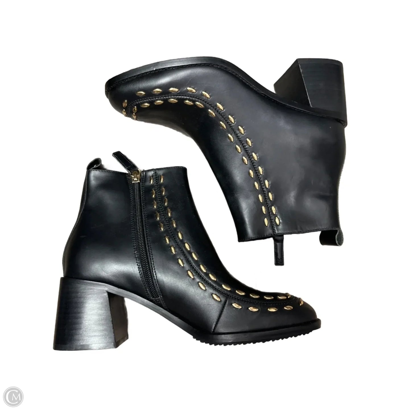 Boots Ankle Heels By Kelsi Dagger In Black, Size: 7.5