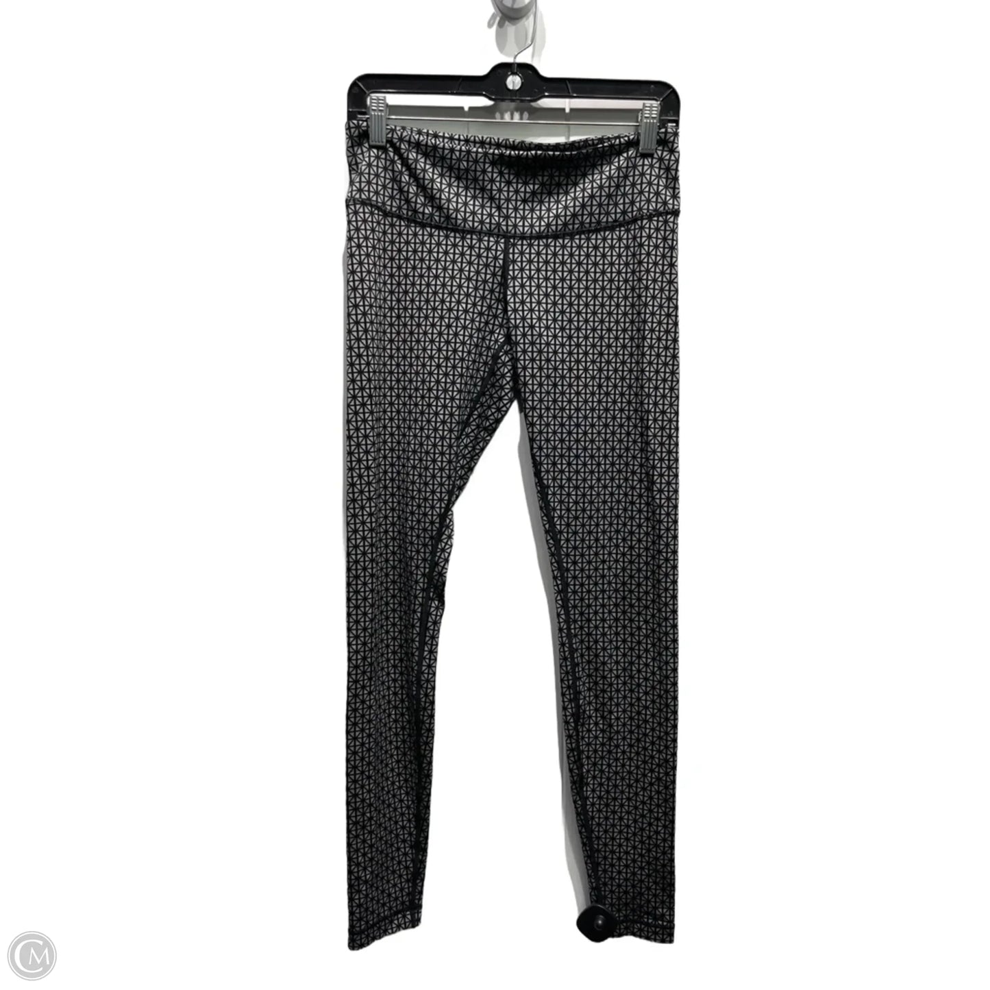 Athletic Leggings By Lululemon In Black & Grey, Size: 6