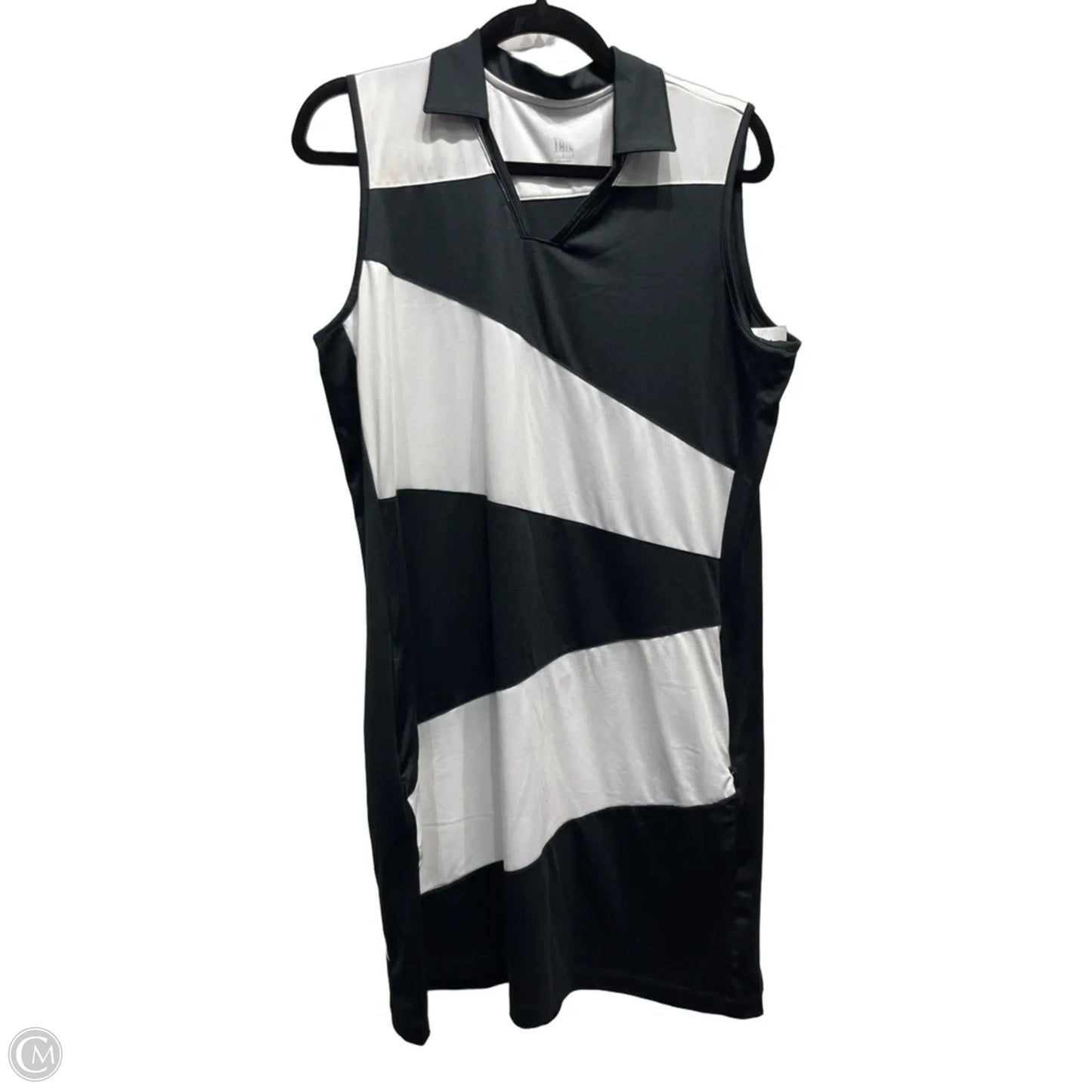 Dress Casual Short By Tail In Black & White, Size: L