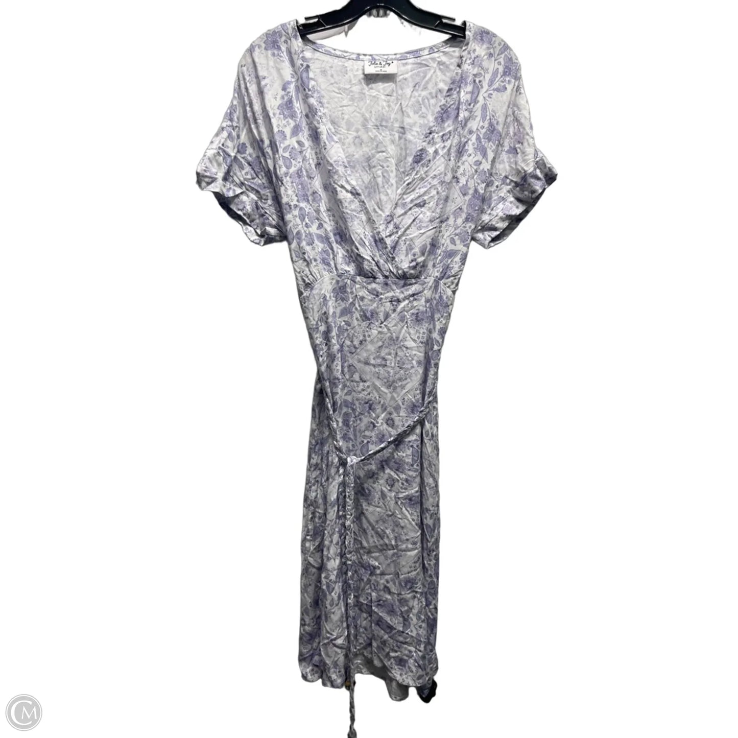 Dress Casual Short By Jolie & Joy In Purple & White, Size: M