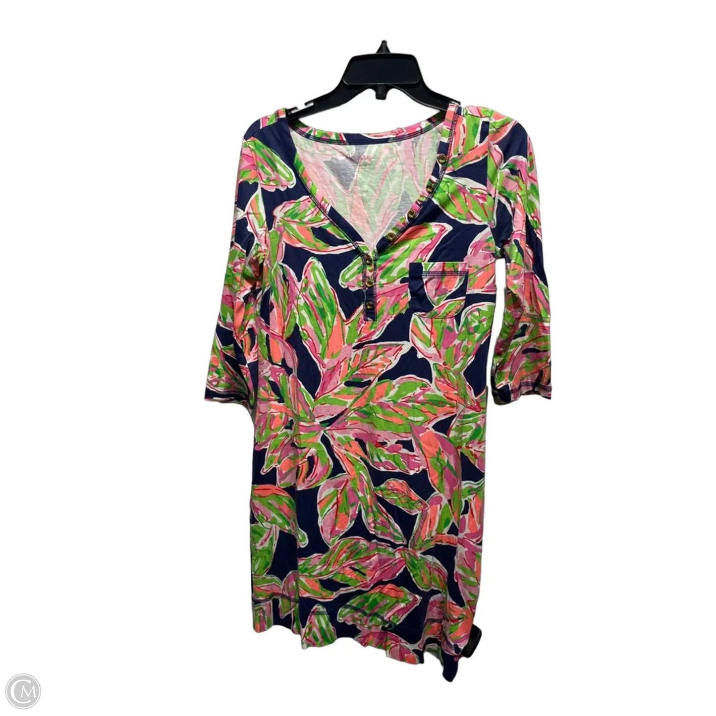Dress Designer By Lilly Pulitzer In Blue & Green, Size: S