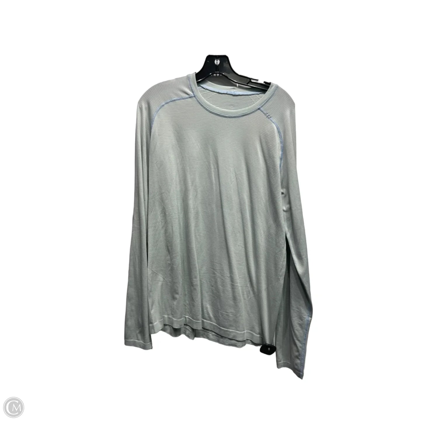 Athletic Top Long Sleeve Crewneck By Lululemon In Blue, Size: S