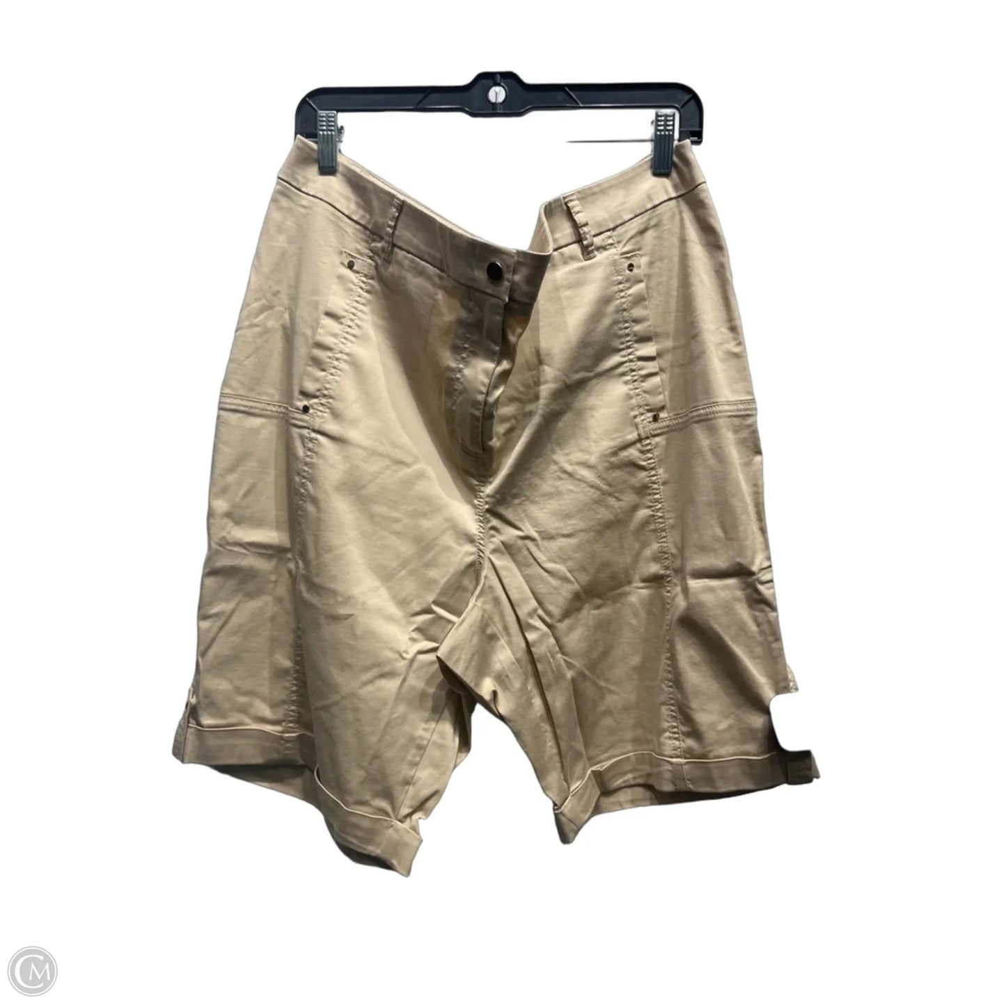 Shorts By Chicos In Tan, Size: 18