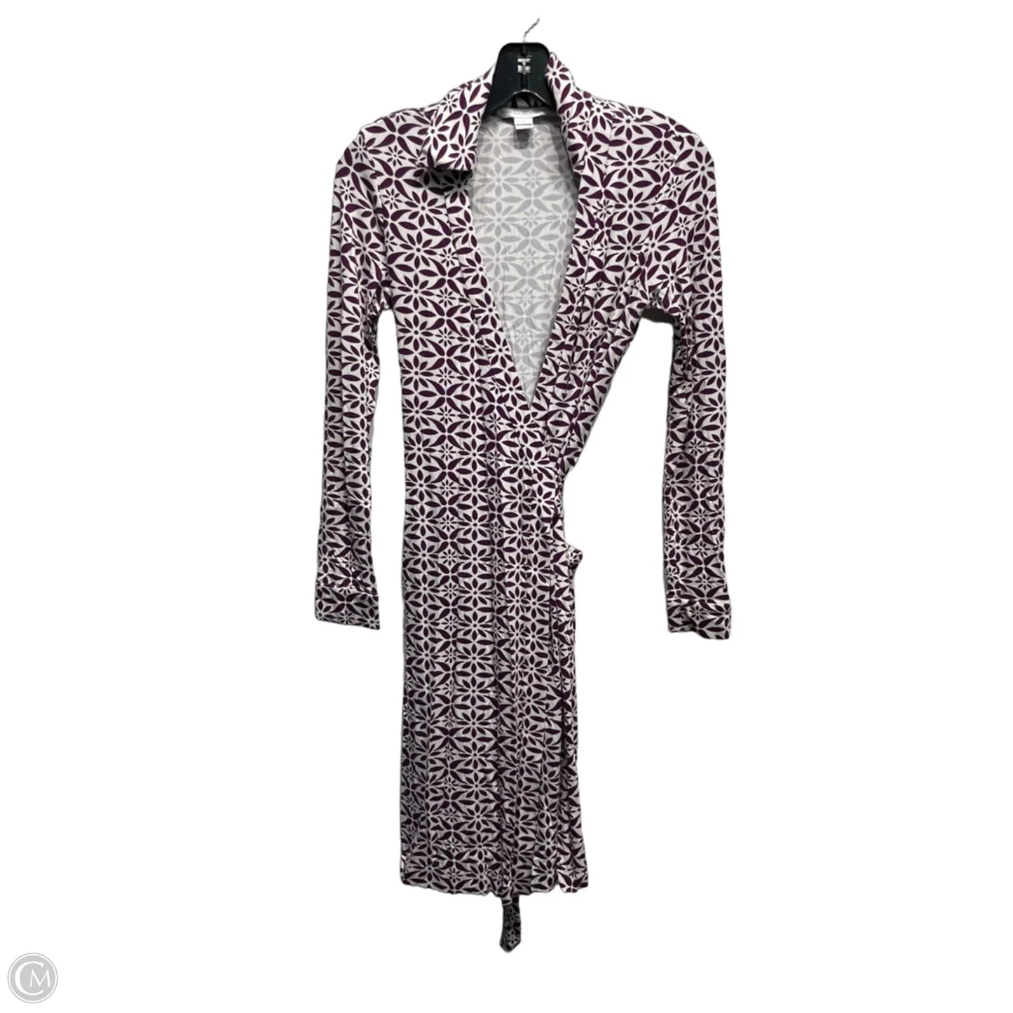 Dress Designer By Diane Von Furstenberg In Purple & White, Size: 2
