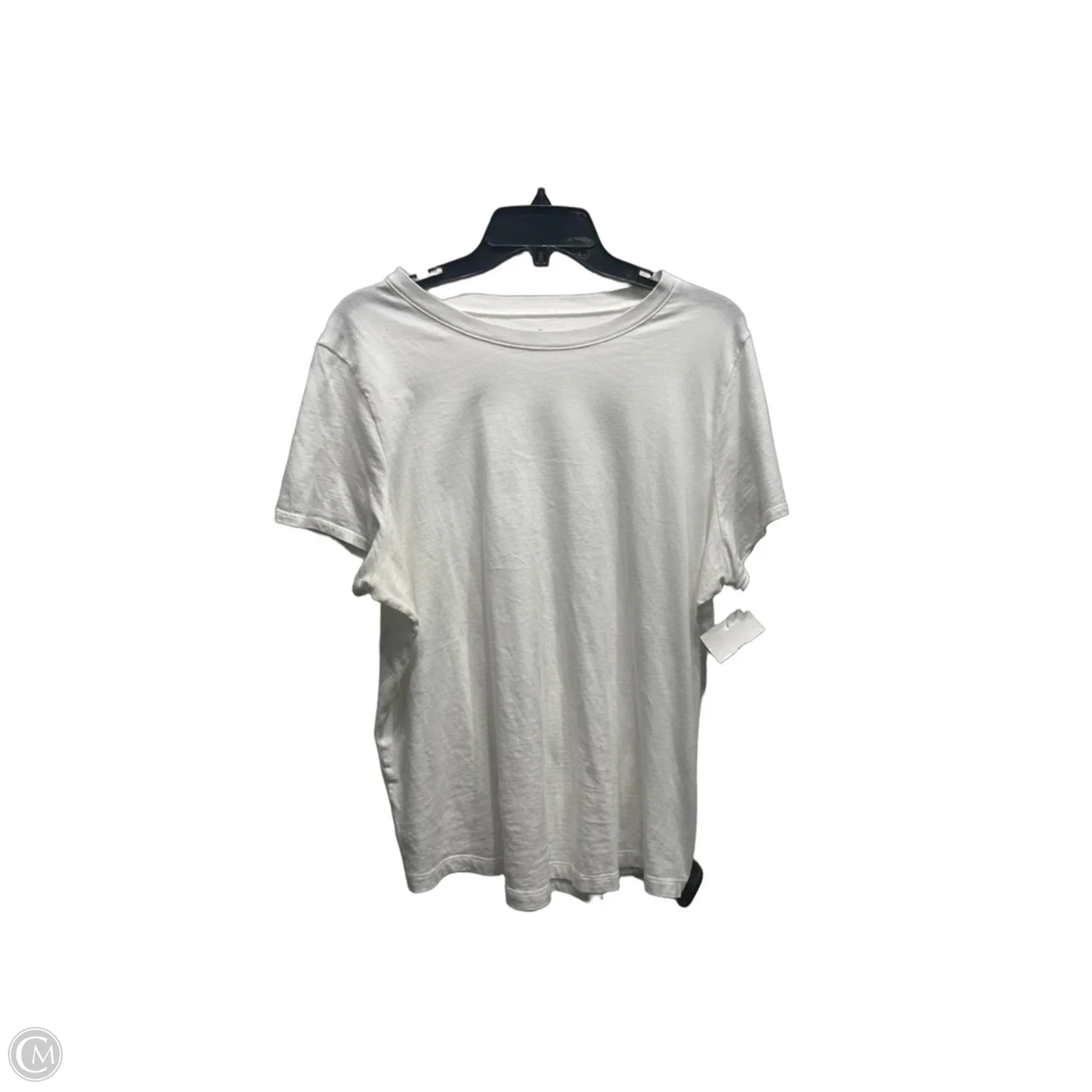 Top Short Sleeve Basic By Madewell In White, Size: Xl