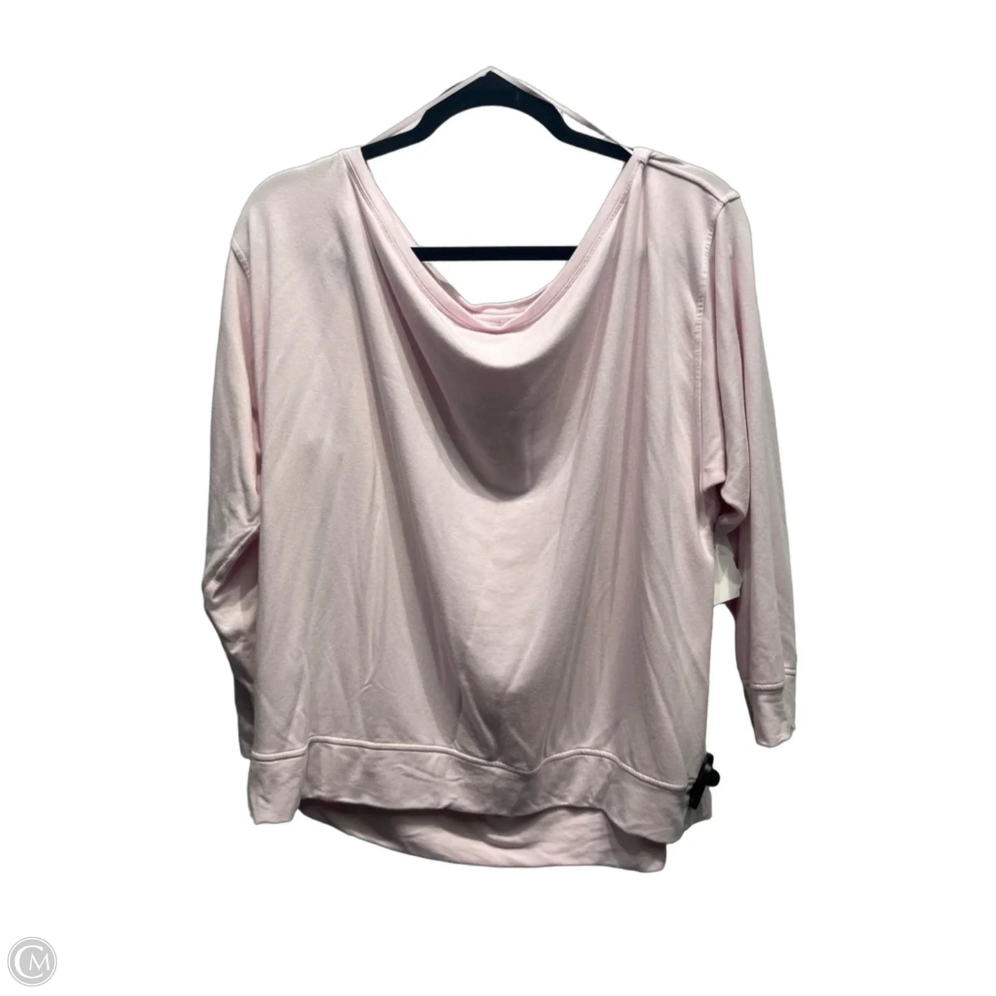Athletic Top Long Sleeve Crewneck By Lululemon In Pink, Size: M