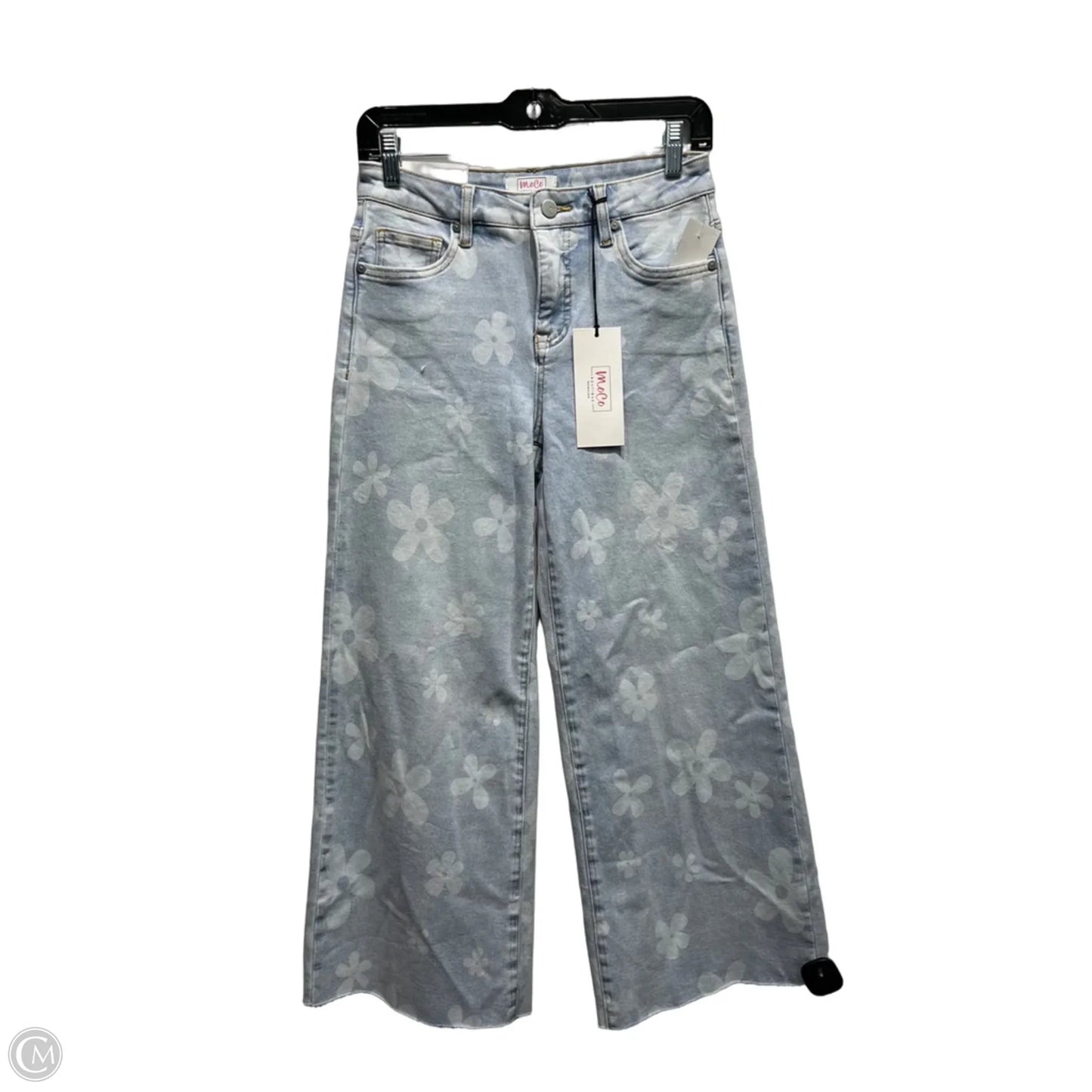 Jeans Wide Leg By moco In Blue Denim, Size: 2