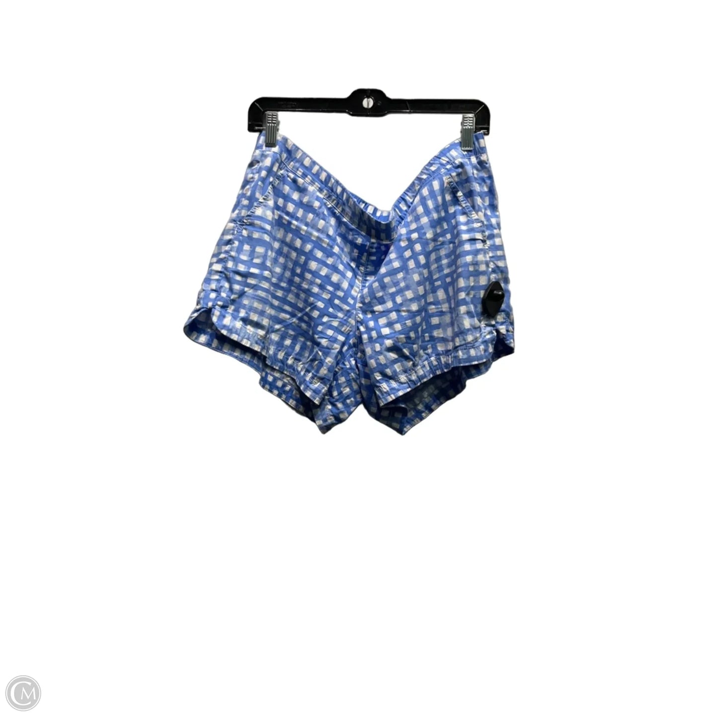 Shorts Designer By Lilly Pulitzer In Blue & White, Size: L