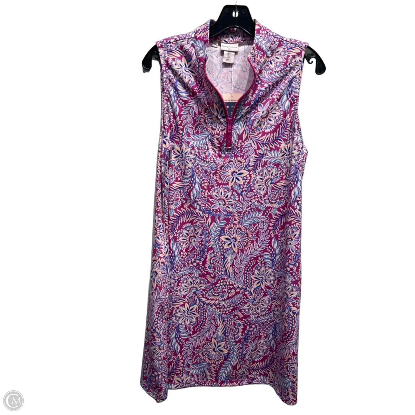 Dress Casual Short By Tommy Bahama In Blue & Purple, Size: L