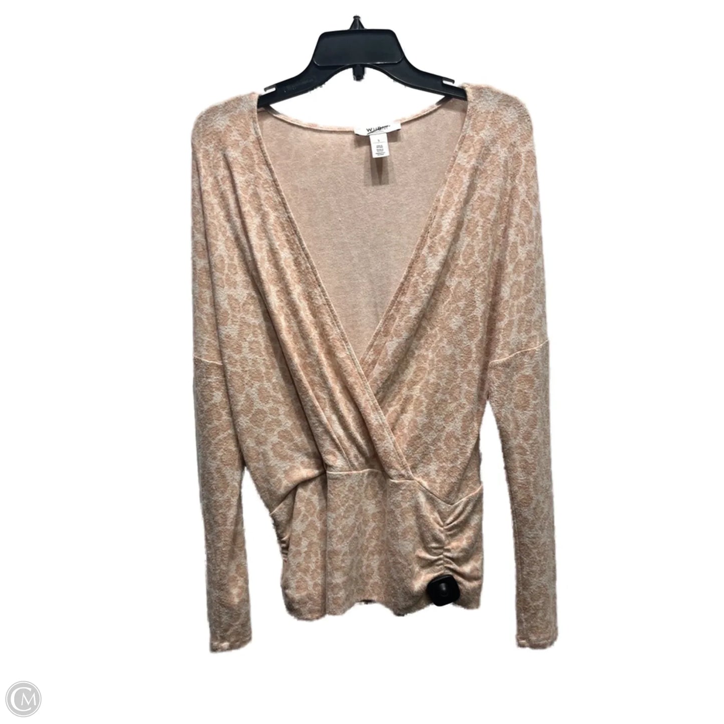 Top Long Sleeve By White House Black Market In Pink, Size: S