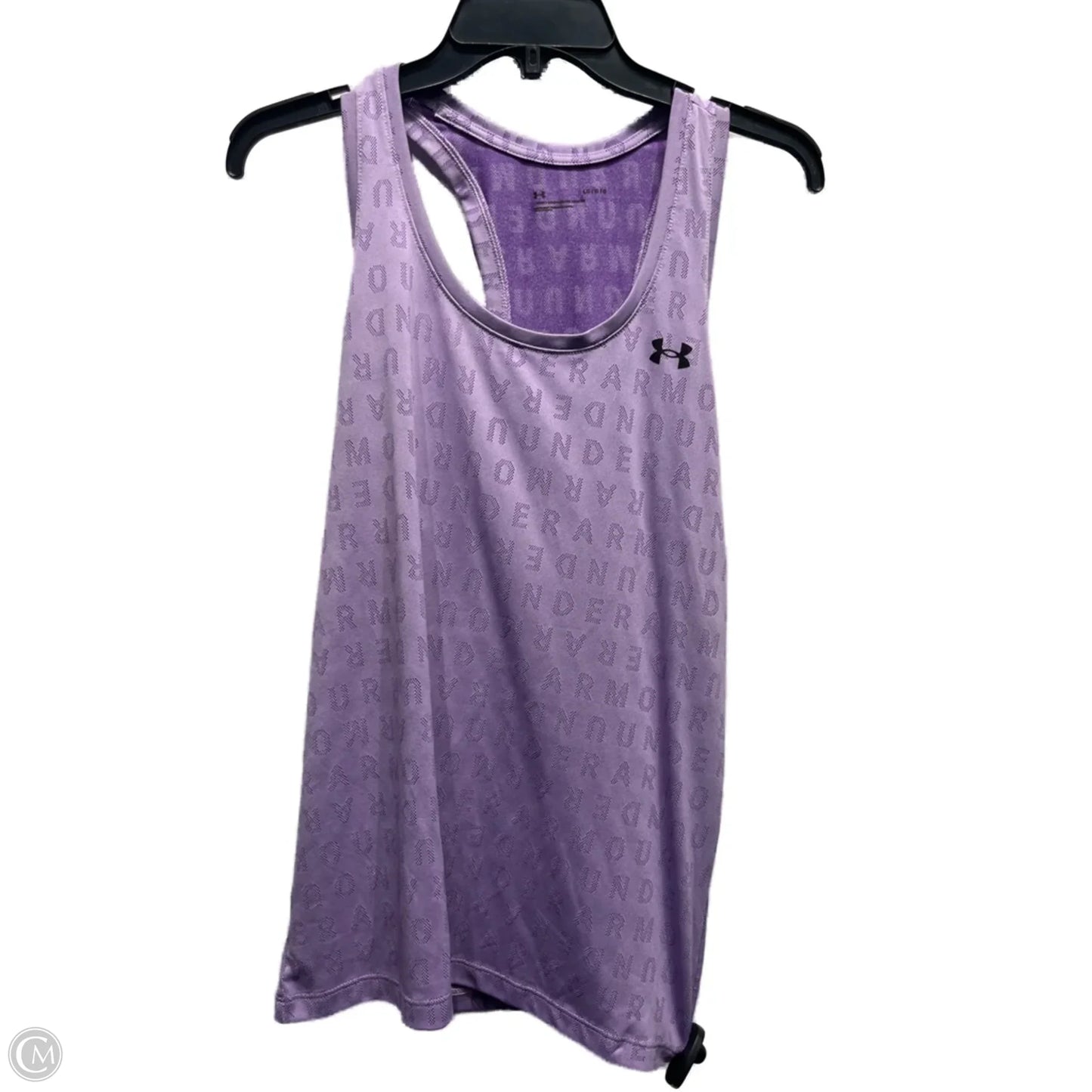 Athletic Tank Top By Under Armour In Purple, Size: L