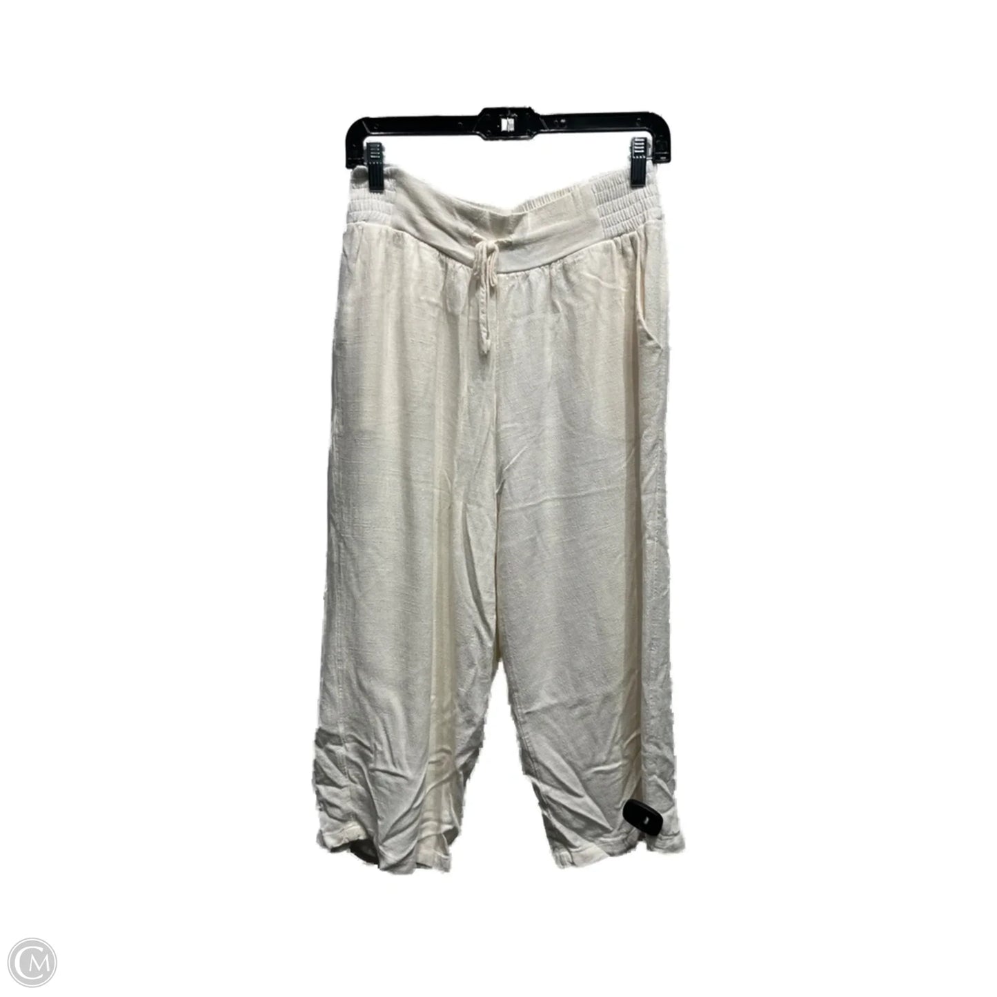 Capris By Jm Collections In Cream, Size: S