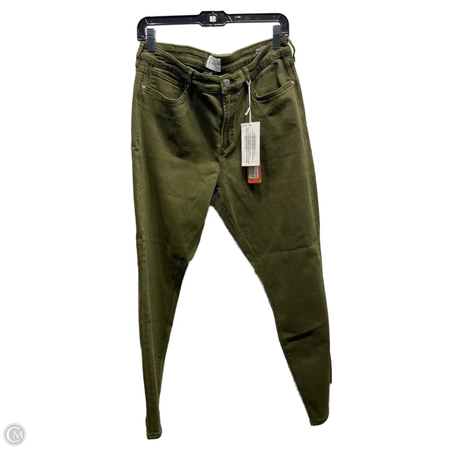 Jeans Skinny By Dear John In Green, Size: 12