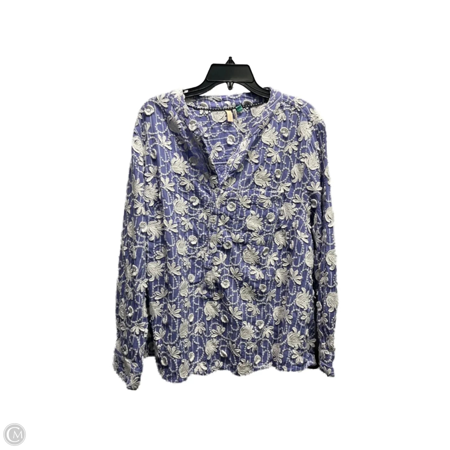 Top Long Sleeve By Pilcro In Purple, Size: 2x