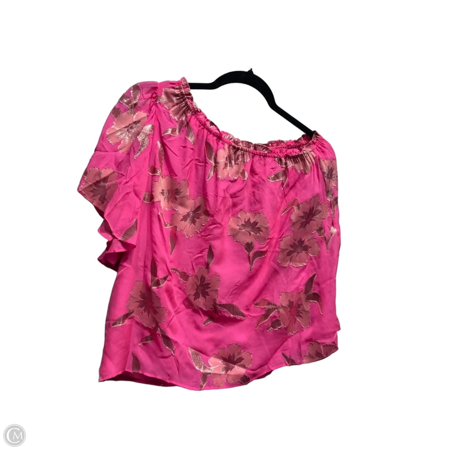 Top Short Sleeve Designer By Lilly Pulitzer In Pink, Size: M