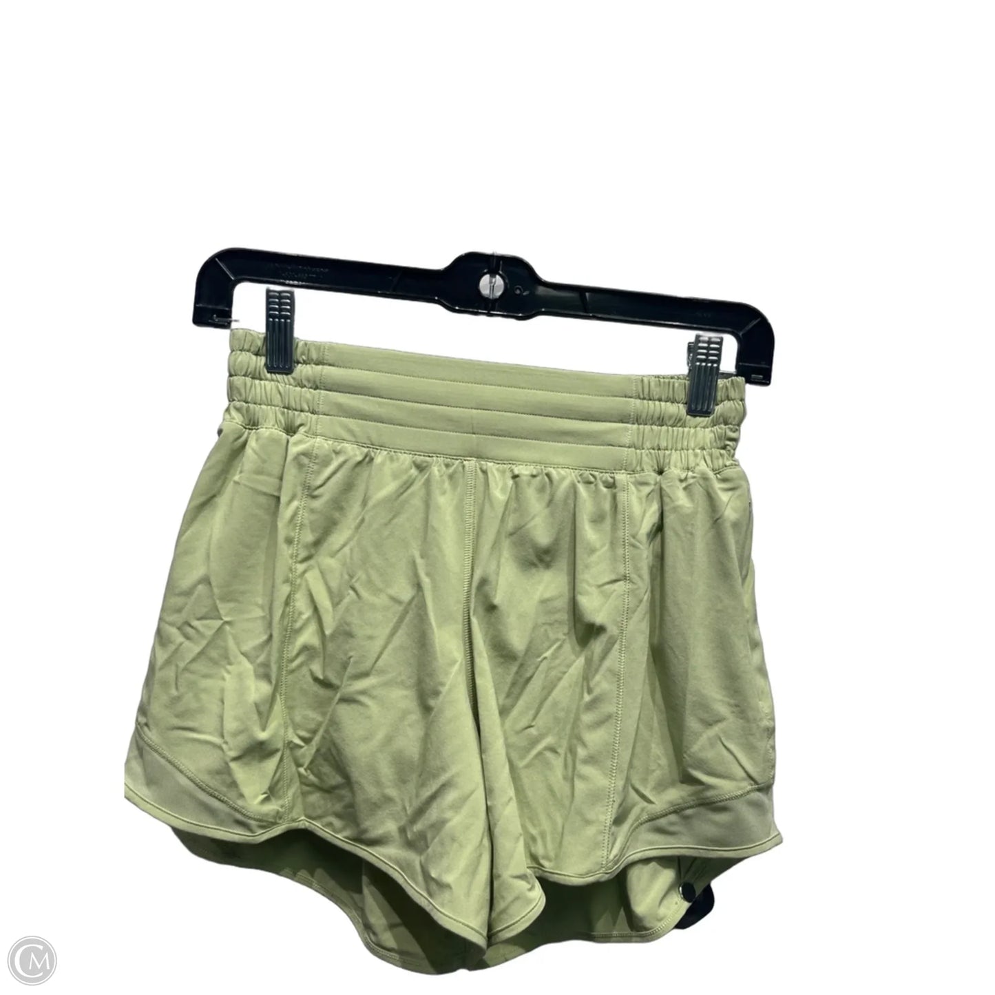 Athletic Shorts By Lululemon In Green, Size: 4