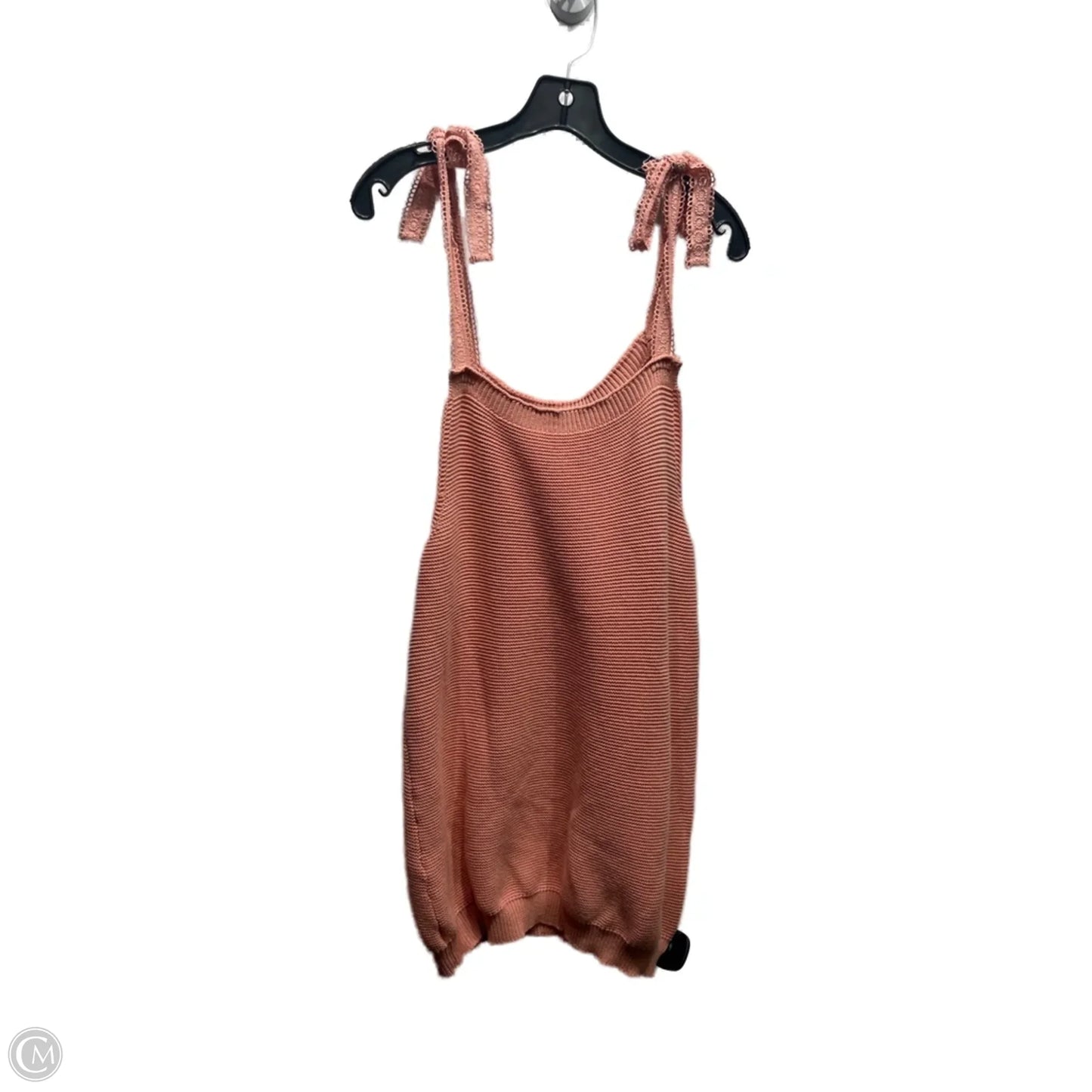 Top Sleeveless By REMIXES In Peach, Size: M