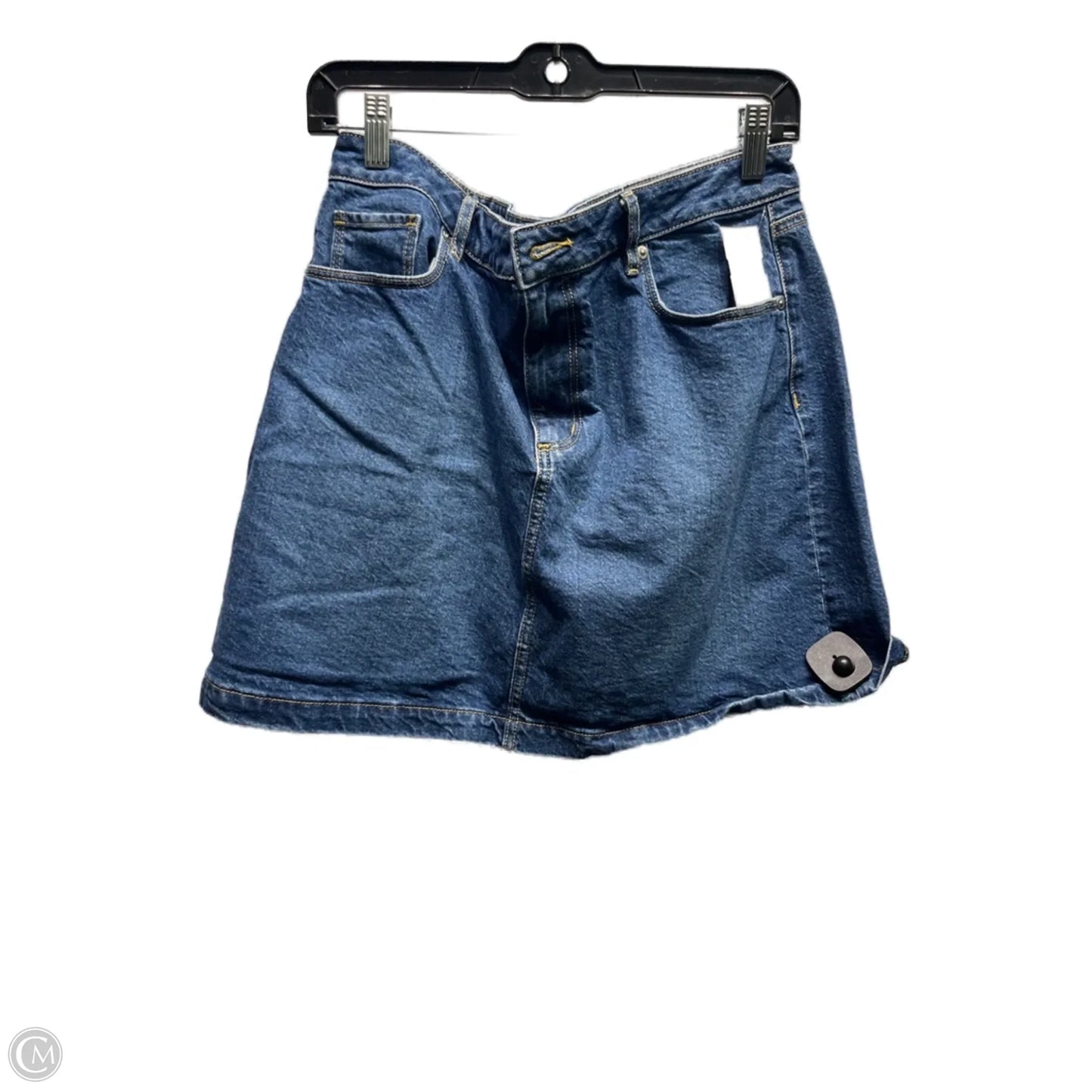 Skirt Mini & Short By Loft In Blue Denim, Size: 14