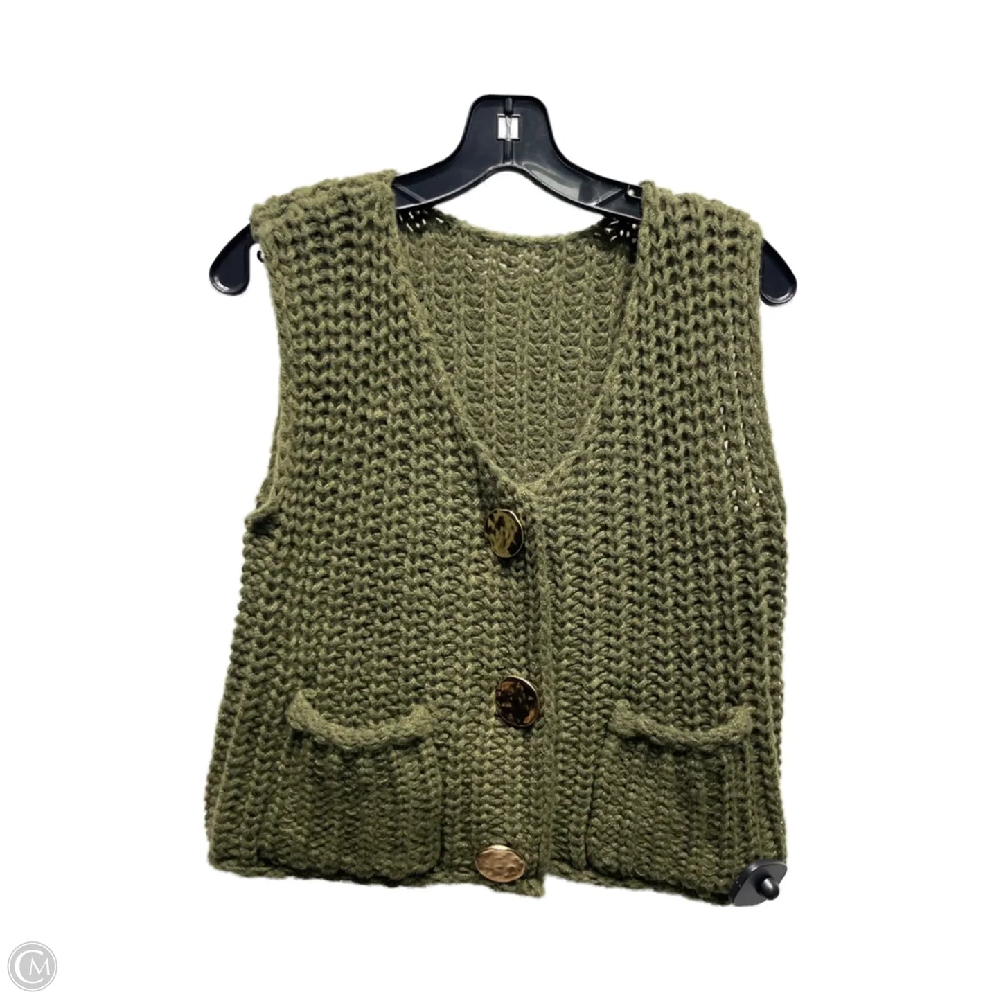 Top Sleeveless By Clothes Mentor In Green, Size: S