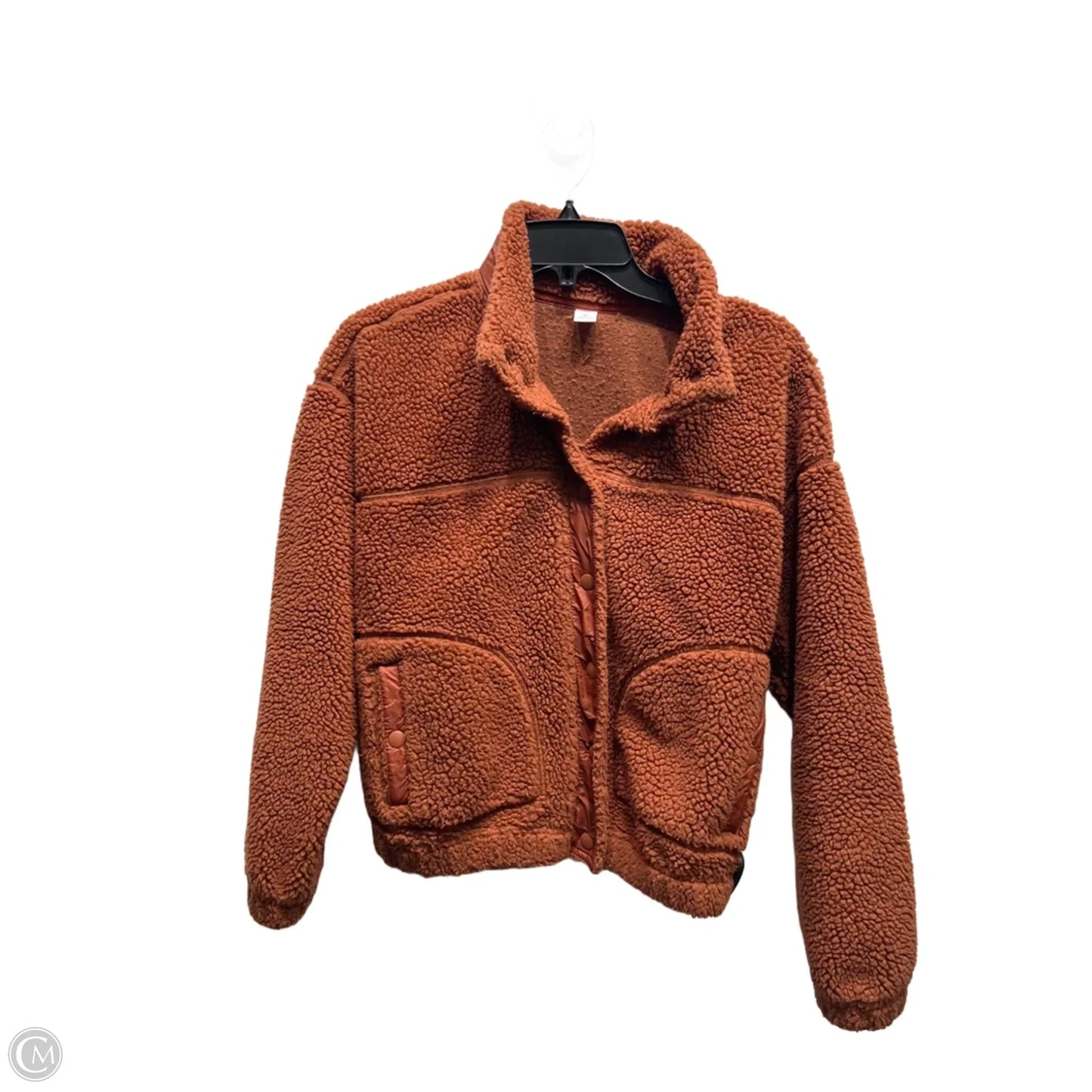 Jacket Fleece By Old Navy In Brown, Size: Xs