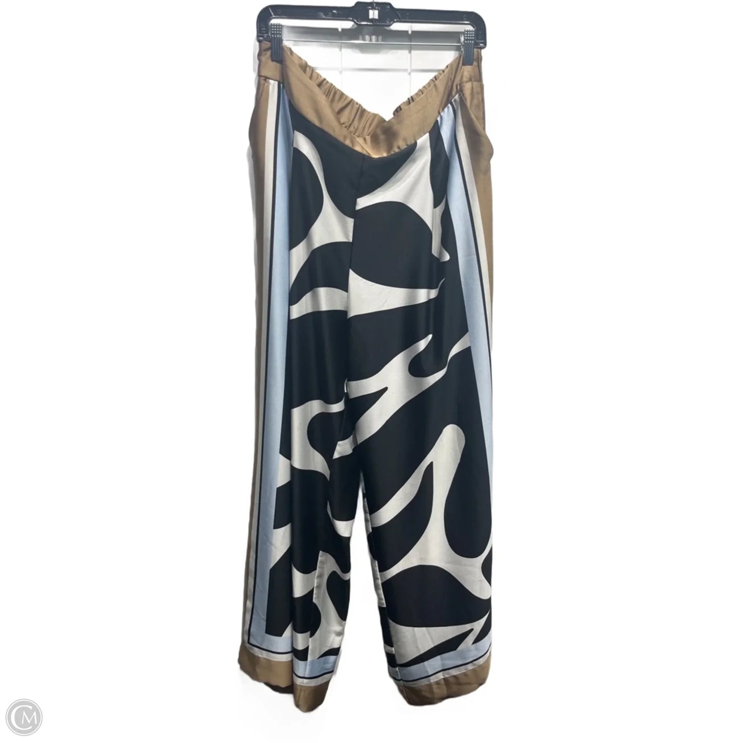 Pants Wide Leg By Nine West In Blue & Tan, Size: Xl