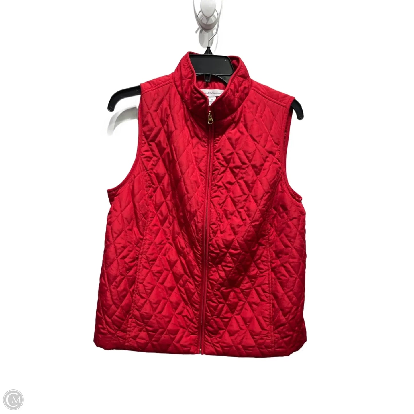 Vest Puffer & Quilted By Croft And Barrow In Red, Size: Mp
