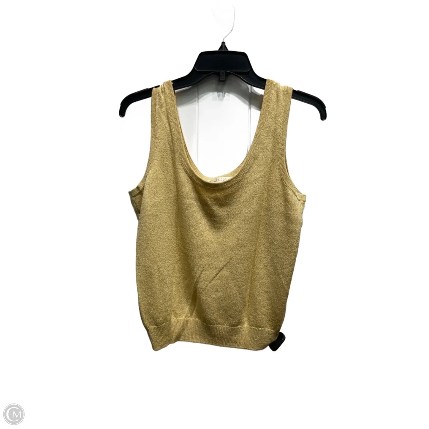 Top Sleeveless Luxury Designer By St John Collection In Gold, Size: M