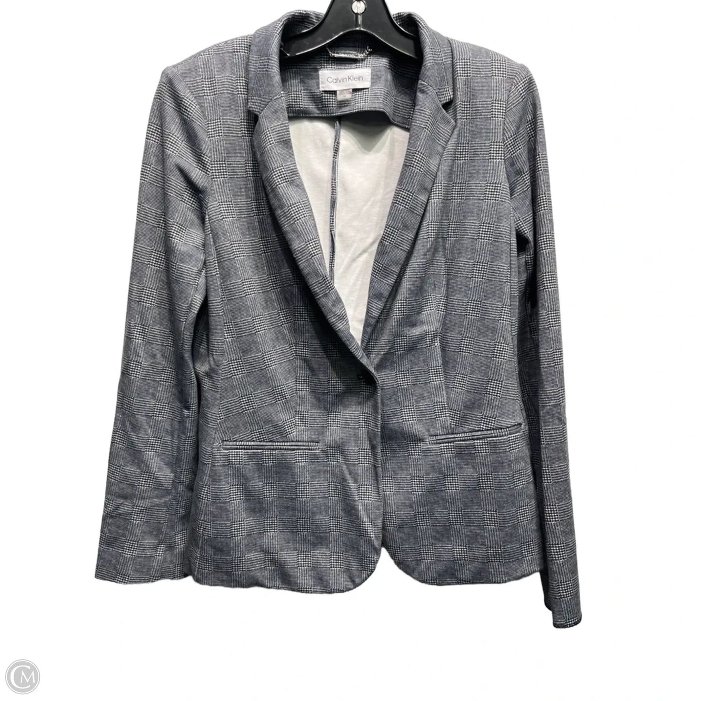 Blazer By Calvin Klein In Black & White, Size: 10