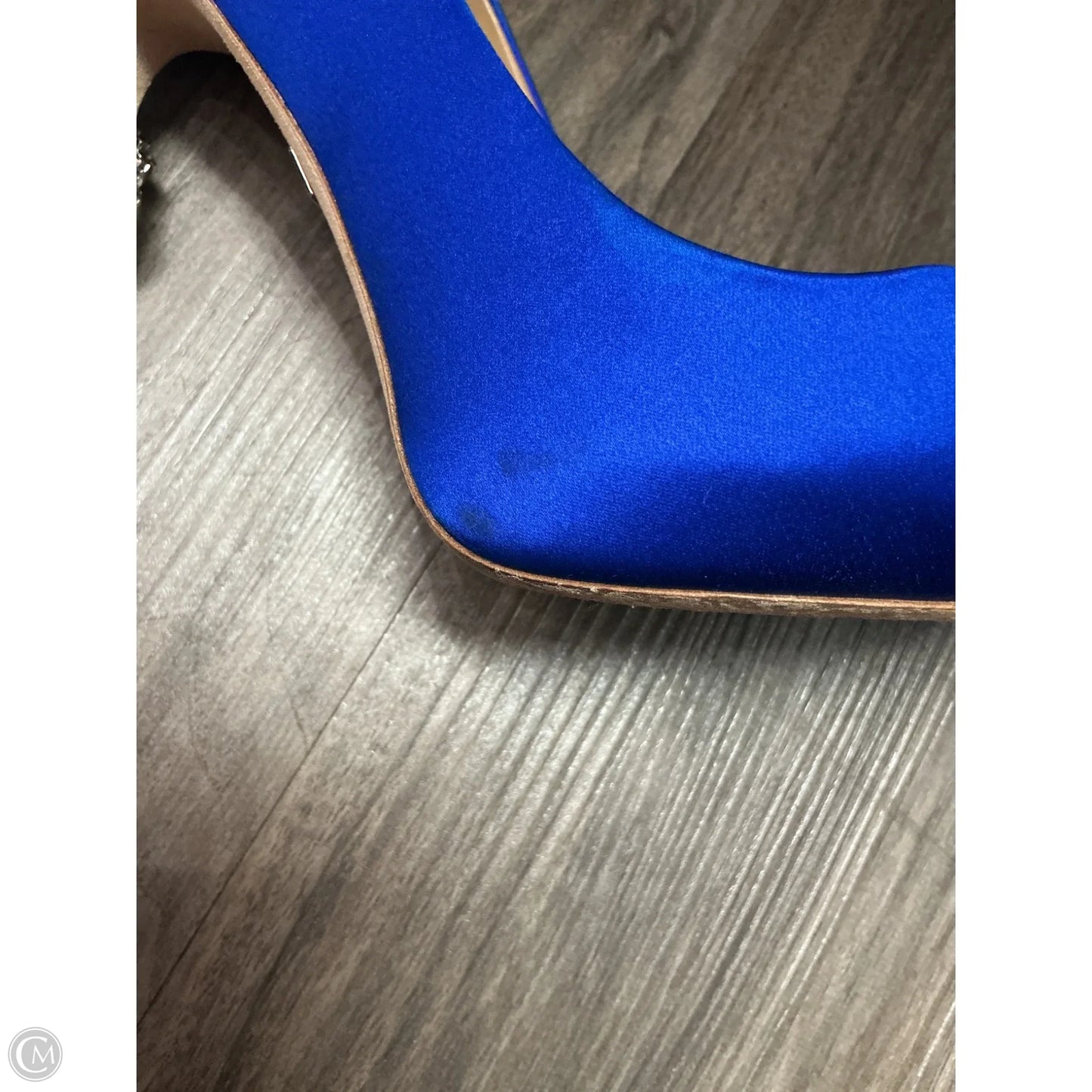 Sandals Heels Stiletto By Badgley Mischka In Blue, Size: 8.5